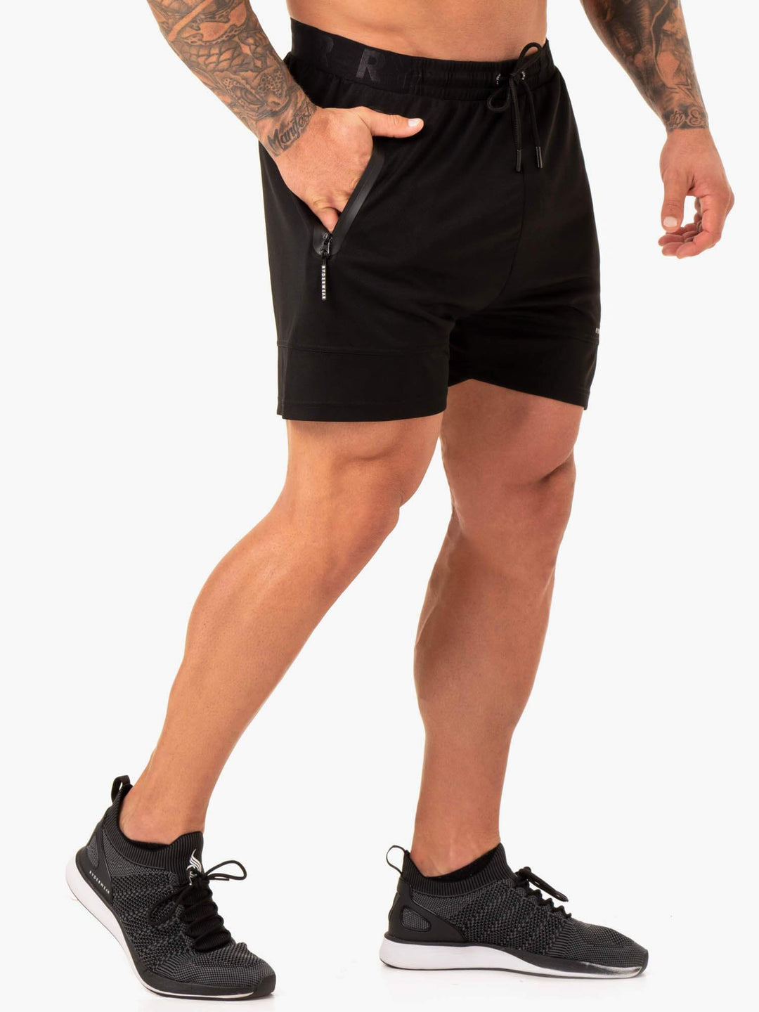 Action Mesh Short - Black Clothing Ryderwear 