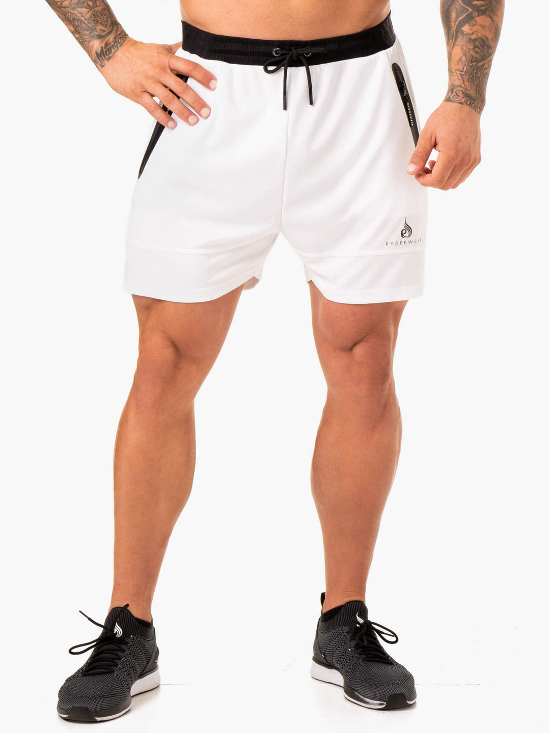 Action Mesh Short - White Clothing Ryderwear 