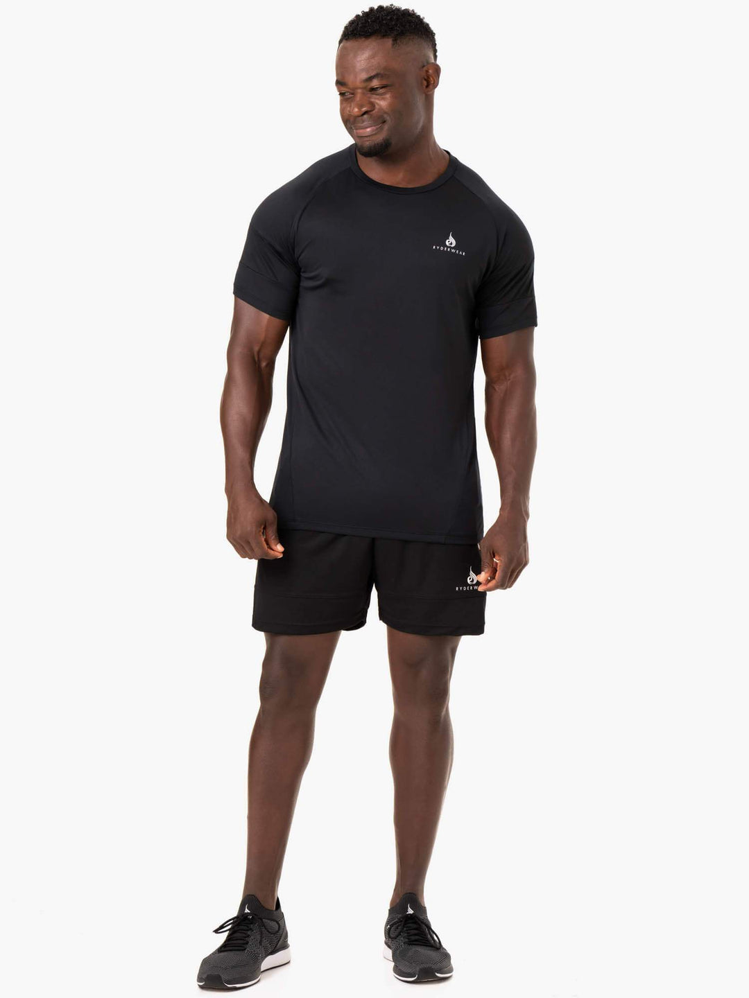 Action Mesh T-Shirt - Black Clothing Ryderwear 