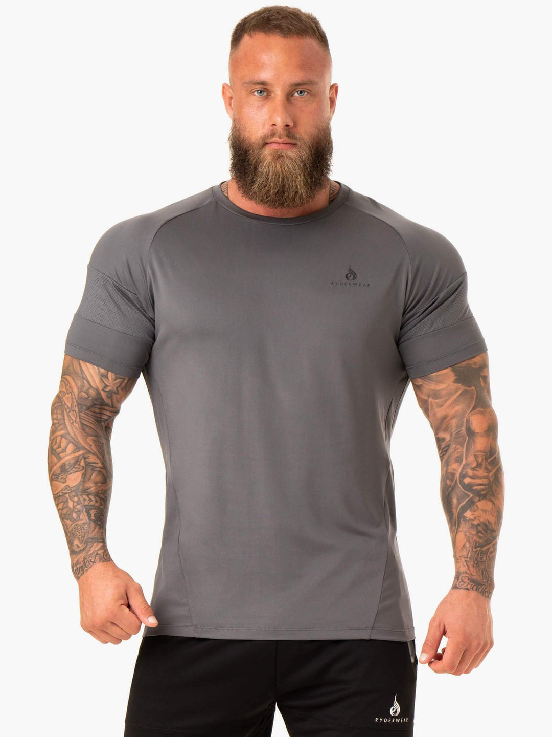 Action Mesh T-Shirt - Charcoal Clothing Ryderwear 