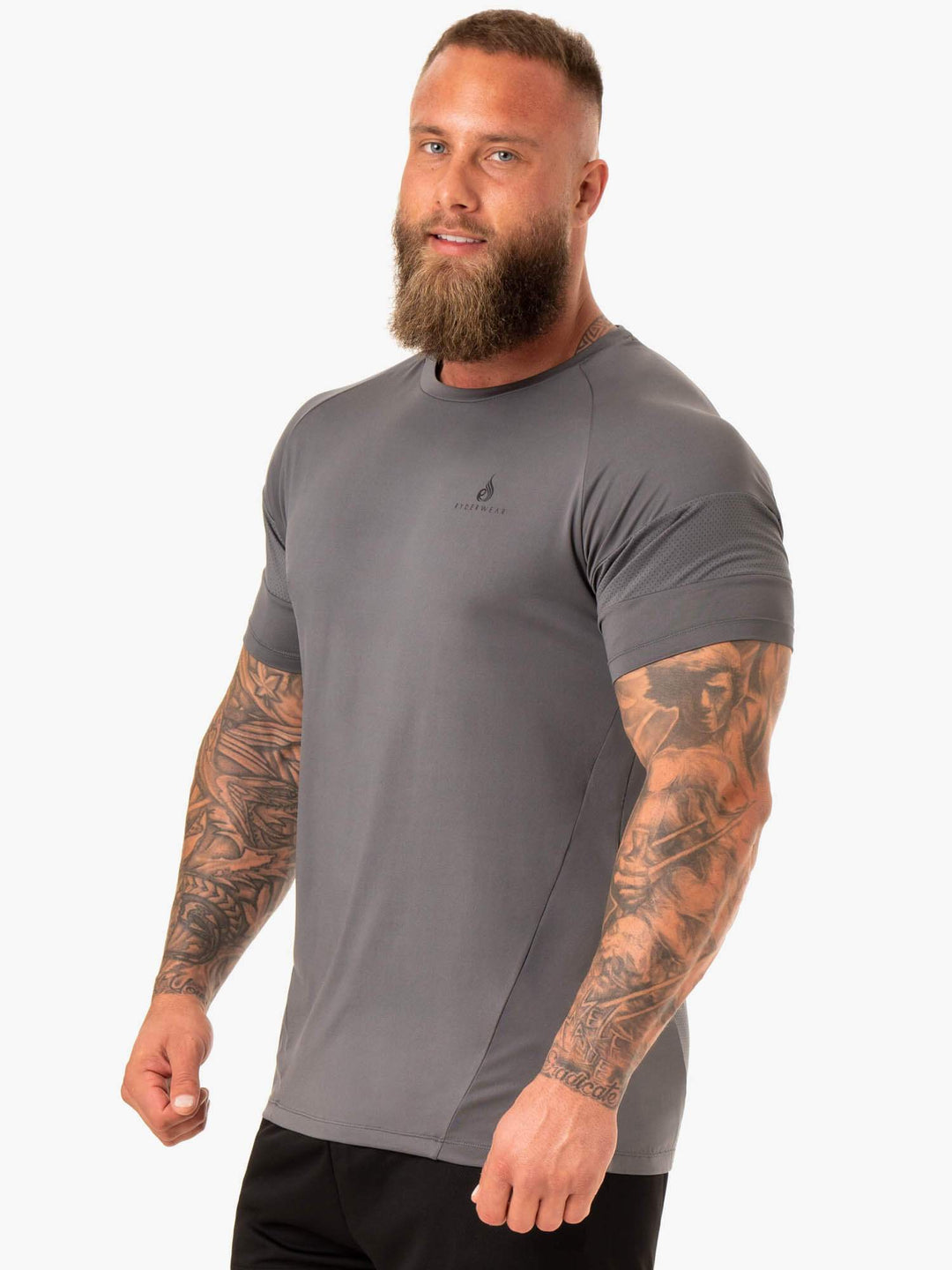 Action Mesh T-Shirt - Charcoal Clothing Ryderwear 