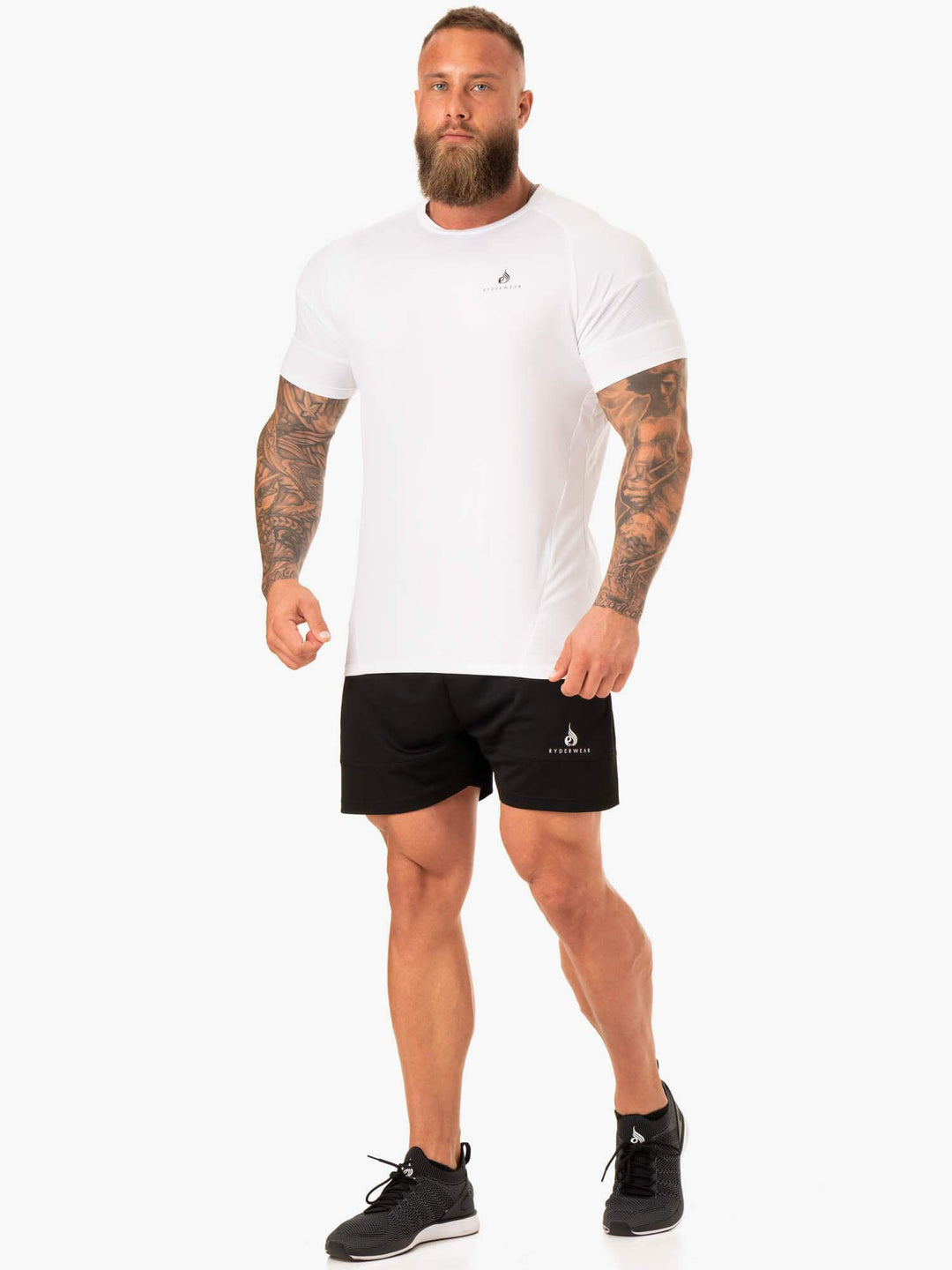 Action Mesh T-Shirt - White Clothing Ryderwear 