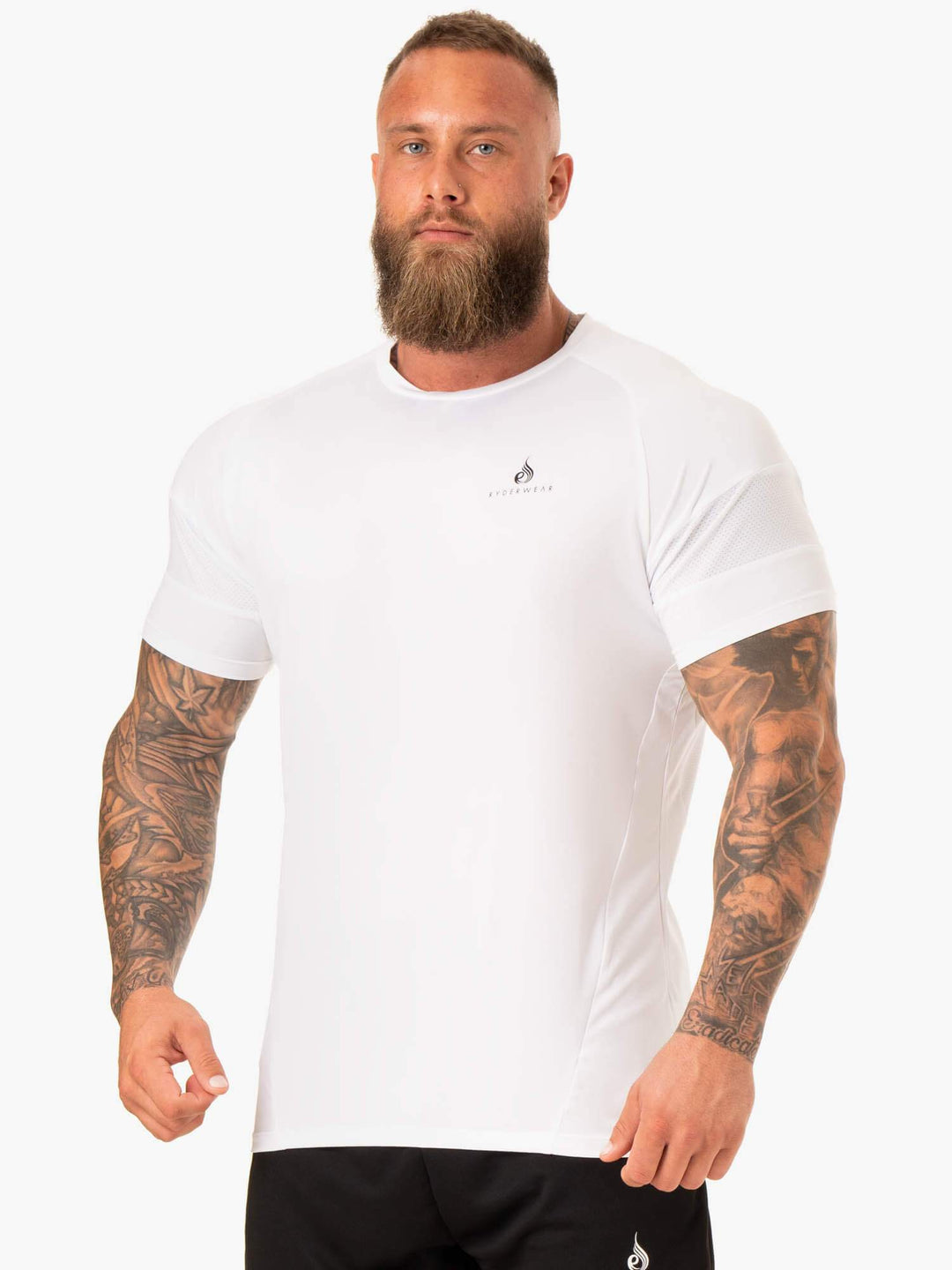 Action Mesh T-Shirt - White Clothing Ryderwear 