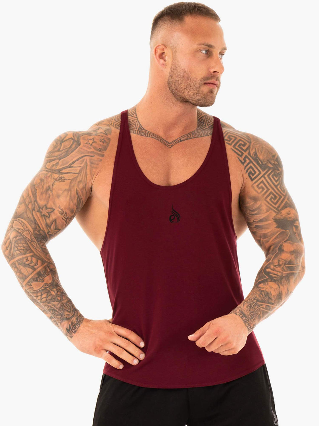 Active T-Back - Burgundy Clothing Ryderwear 