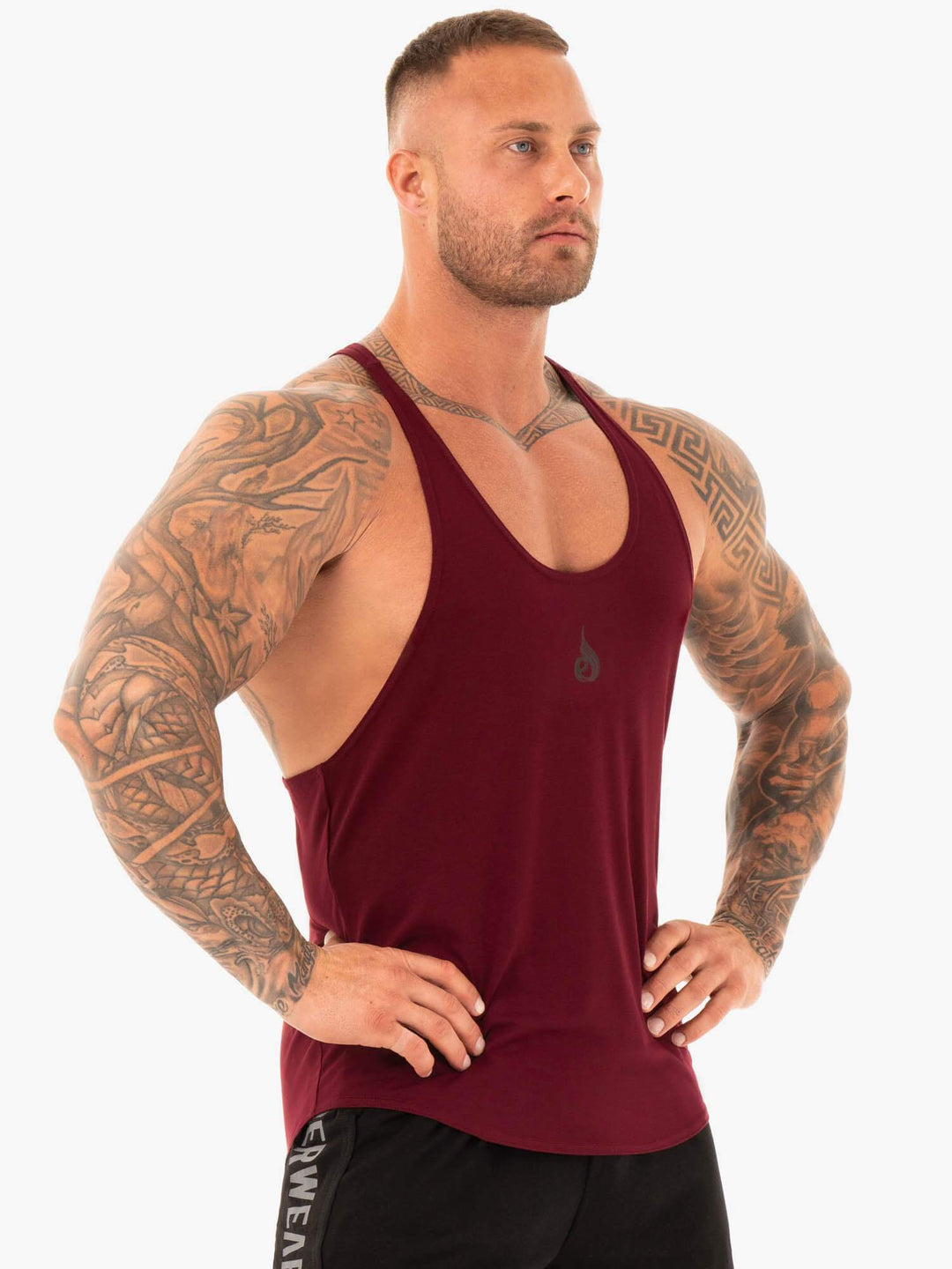 Active T-Back - Burgundy Clothing Ryderwear 