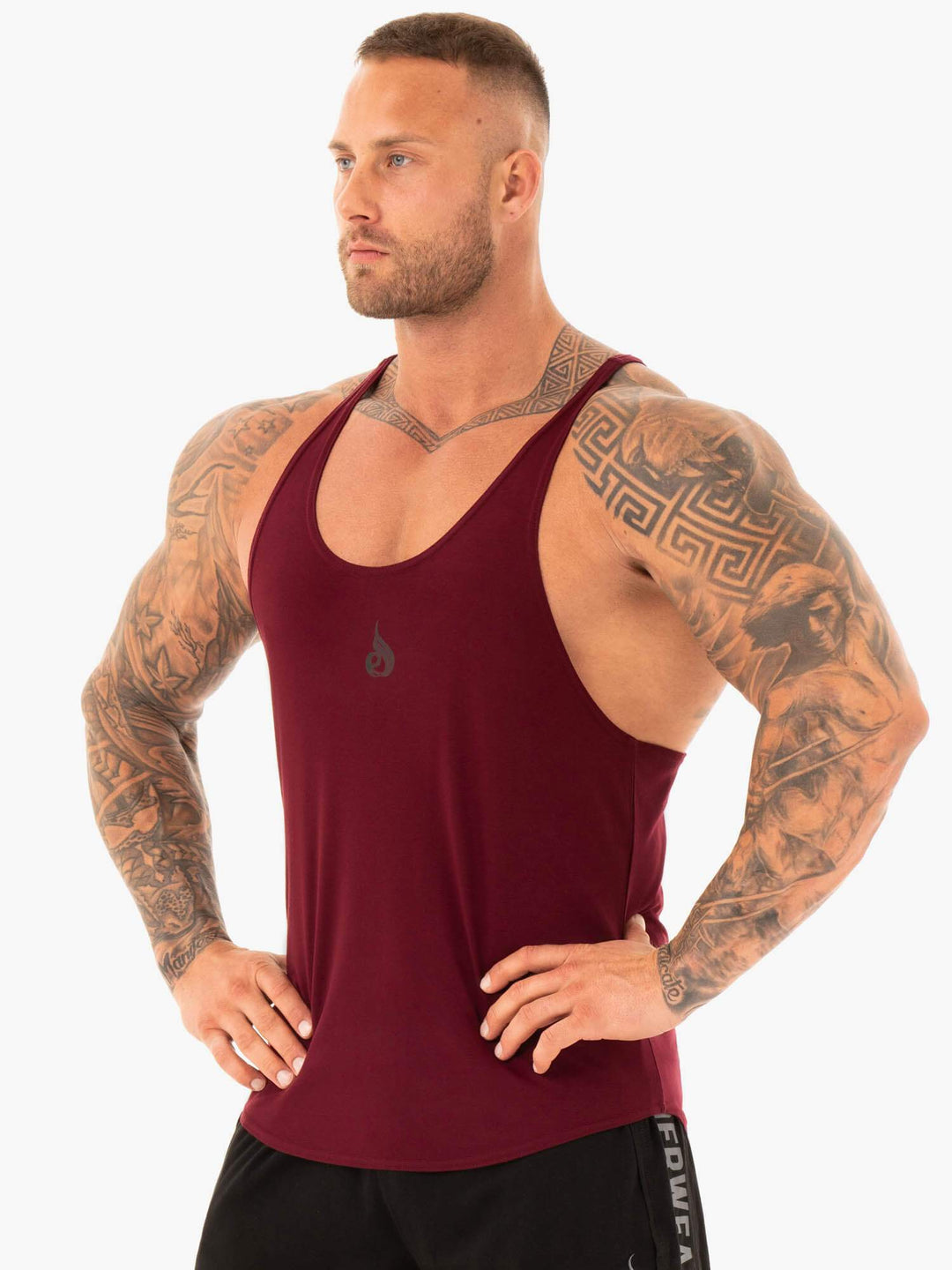 Active T-Back - Burgundy Clothing Ryderwear 