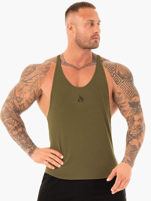 Active T-Back Khaki