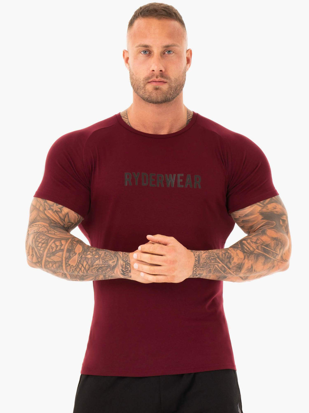 Active T-Shirt - Burgundy Clothing Ryderwear 