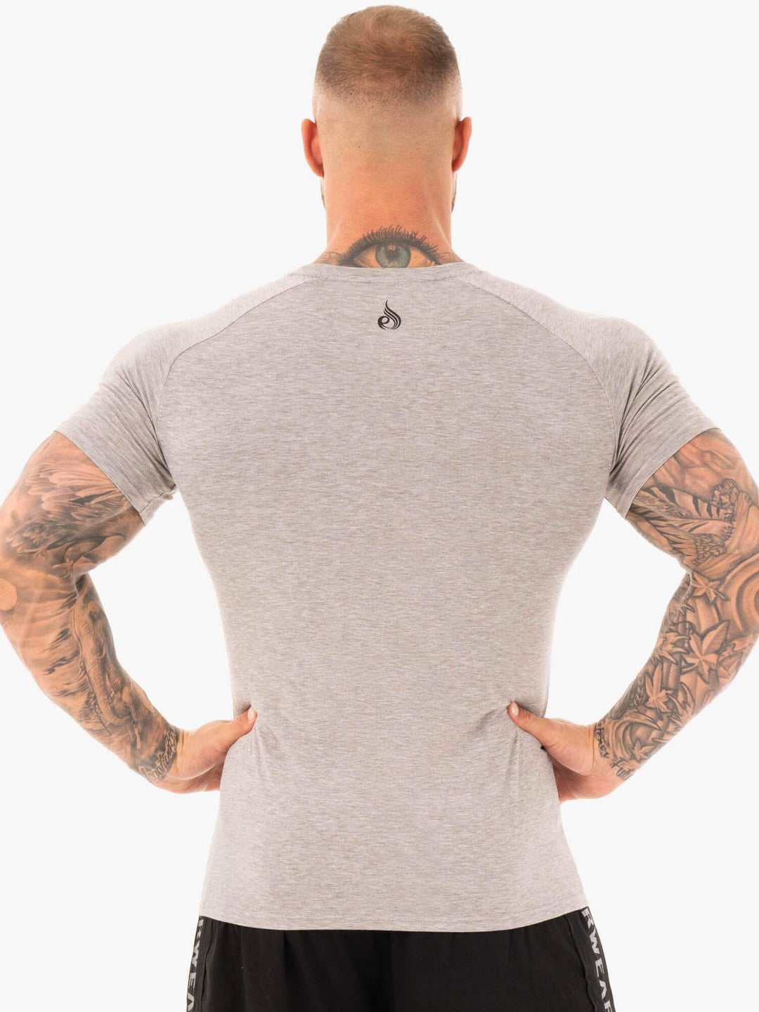 Active T-Shirt - Grey Marl Clothing Ryderwear 