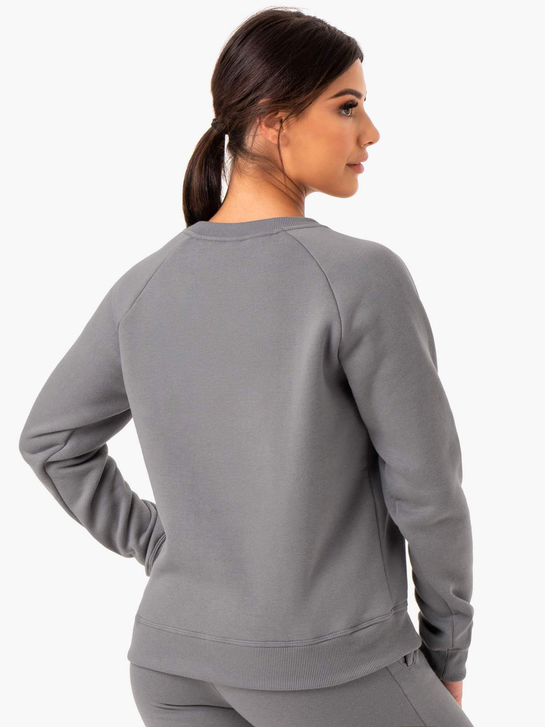 Adapt Boyfriend Sweater - Grey Clothing Ryderwear 