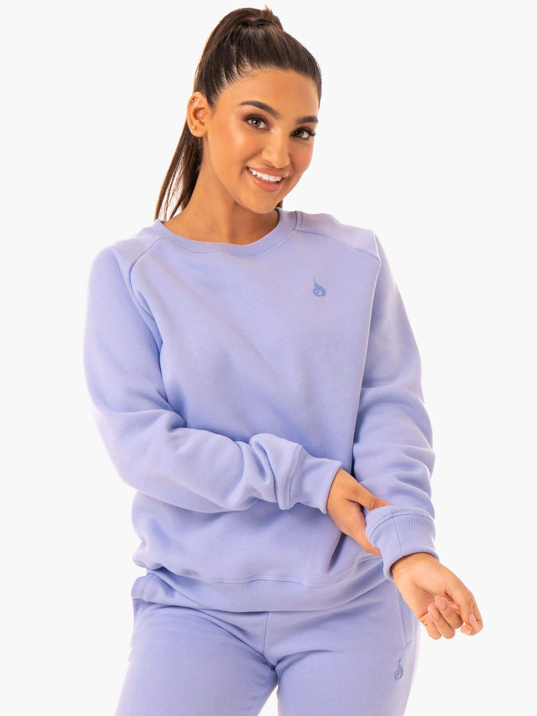 Adapt Boyfriend Sweater - Lavender Clothing Ryderwear 