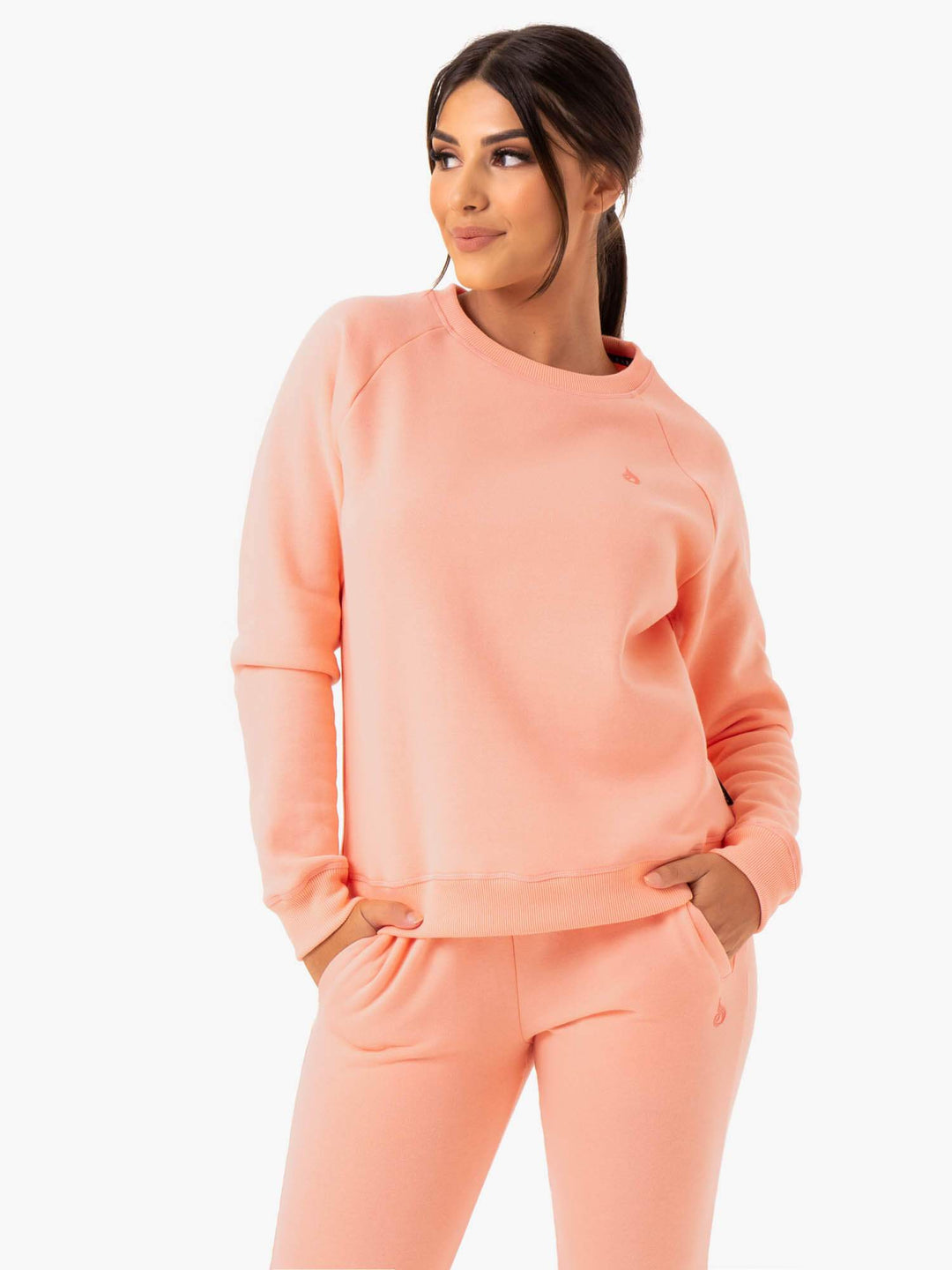 Adapt Boyfriend Sweater - Peach Clothing Ryderwear 