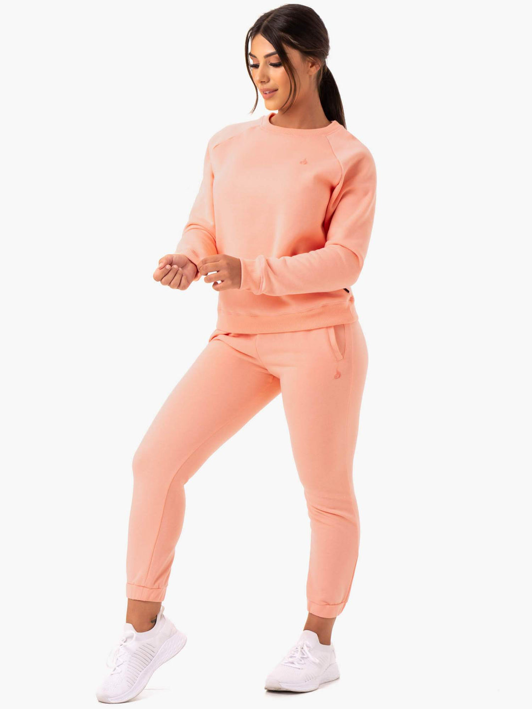 Adapt Boyfriend Sweater - Peach Clothing Ryderwear 