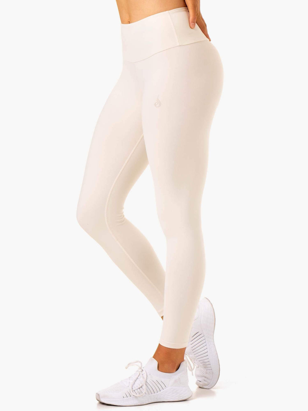 Adapt High Waisted Scrunch Leggings - Ivory Clothing Ryderwear 