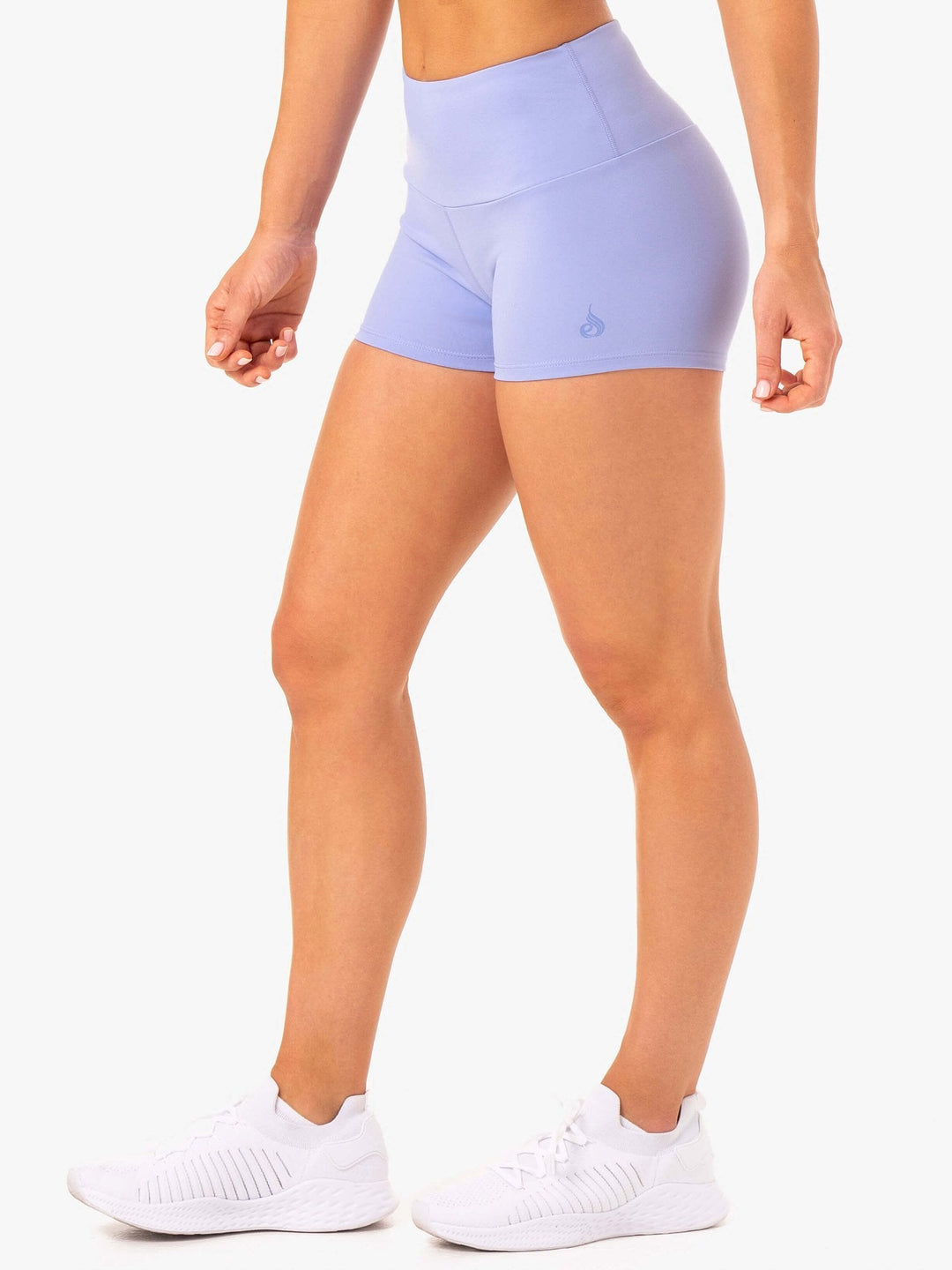 Adapt High Waisted Scrunch Shorts - Lavender Clothing Ryderwear 