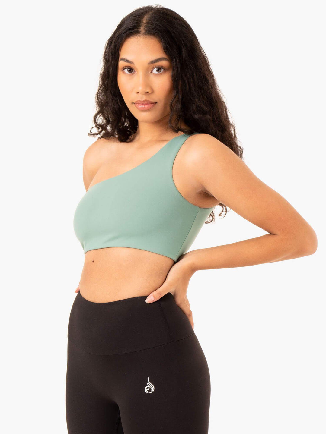 Adapt One Shoulder Sports Bra - Sage Clothing Ryderwear 