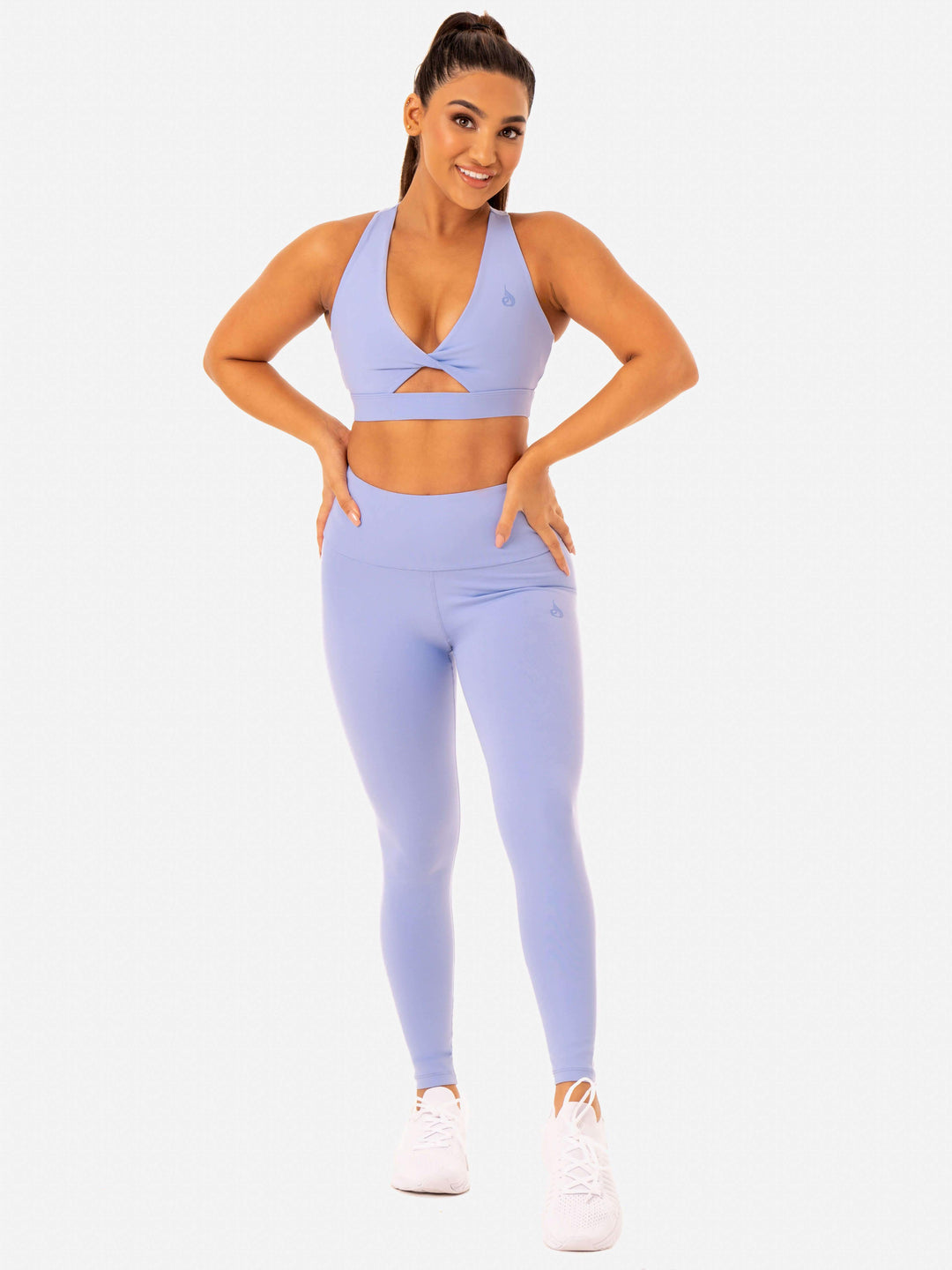 Adapt Twist Sports Bra - Lavender Clothing Ryderwear 