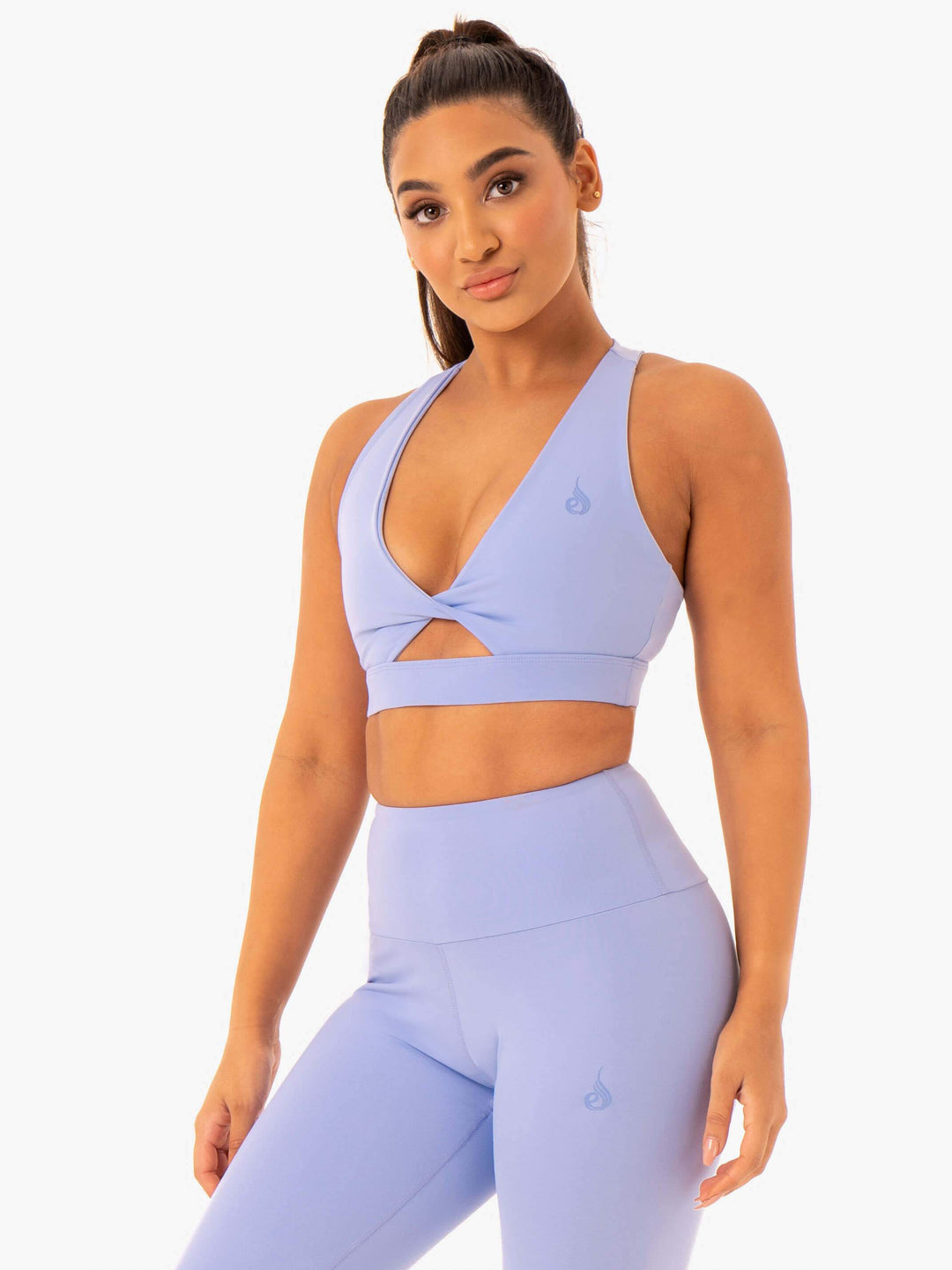 Adapt Twist Sports Bra - Lavender Clothing Ryderwear 