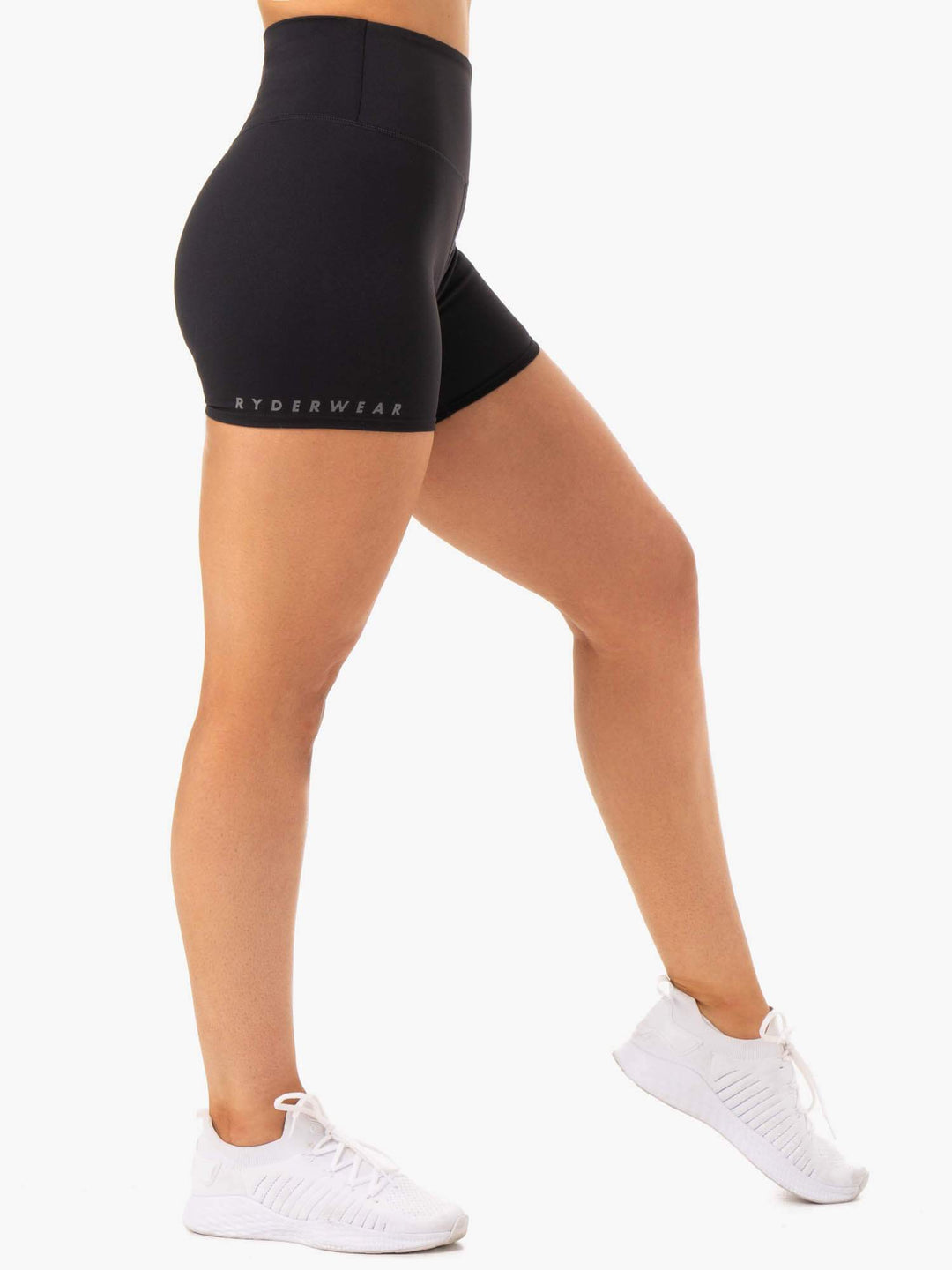 Amazon High Waisted Shorts - Black Clothing Ryderwear 