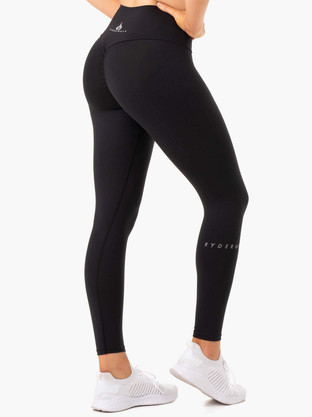 Amazon Scrunch Bum Leggings - Black Clothing Ryderwear 