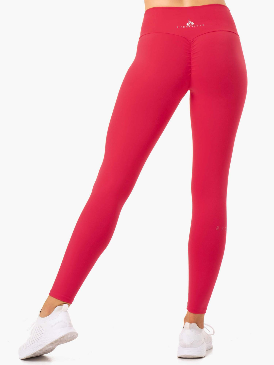 Amazon Scrunch Bum Leggings - Strawberry Red Clothing Ryderwear 