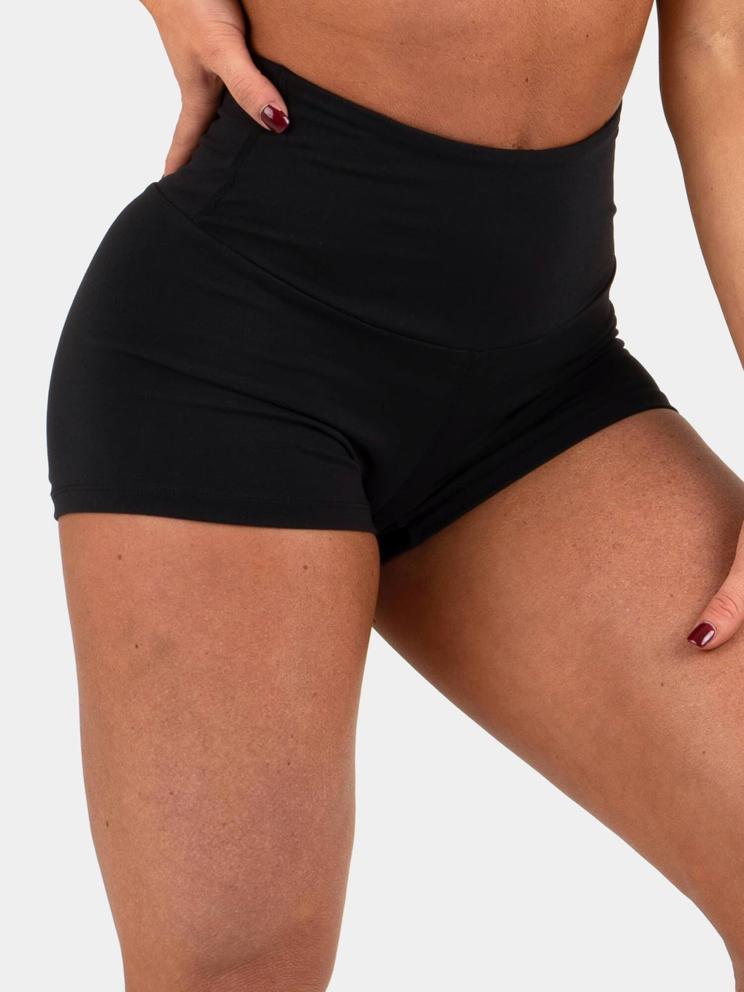 Animal Scrunch Bum Shorts - Black Clothing Ryderwear 