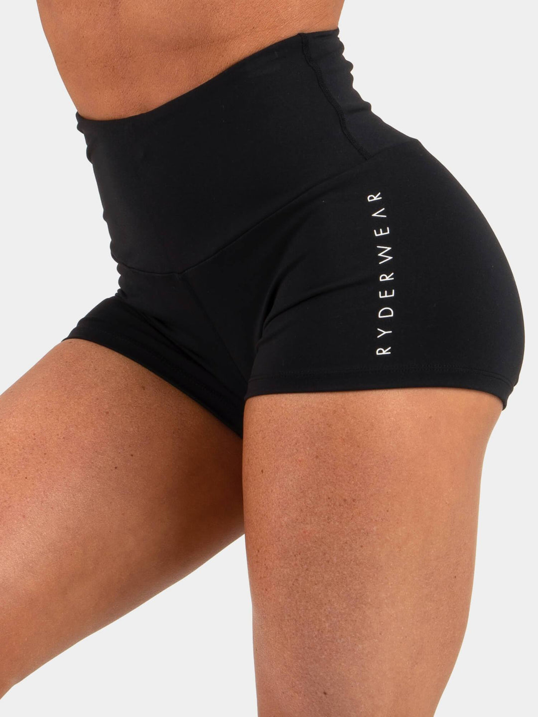 Animal Scrunch Bum Shorts - Black Clothing Ryderwear 