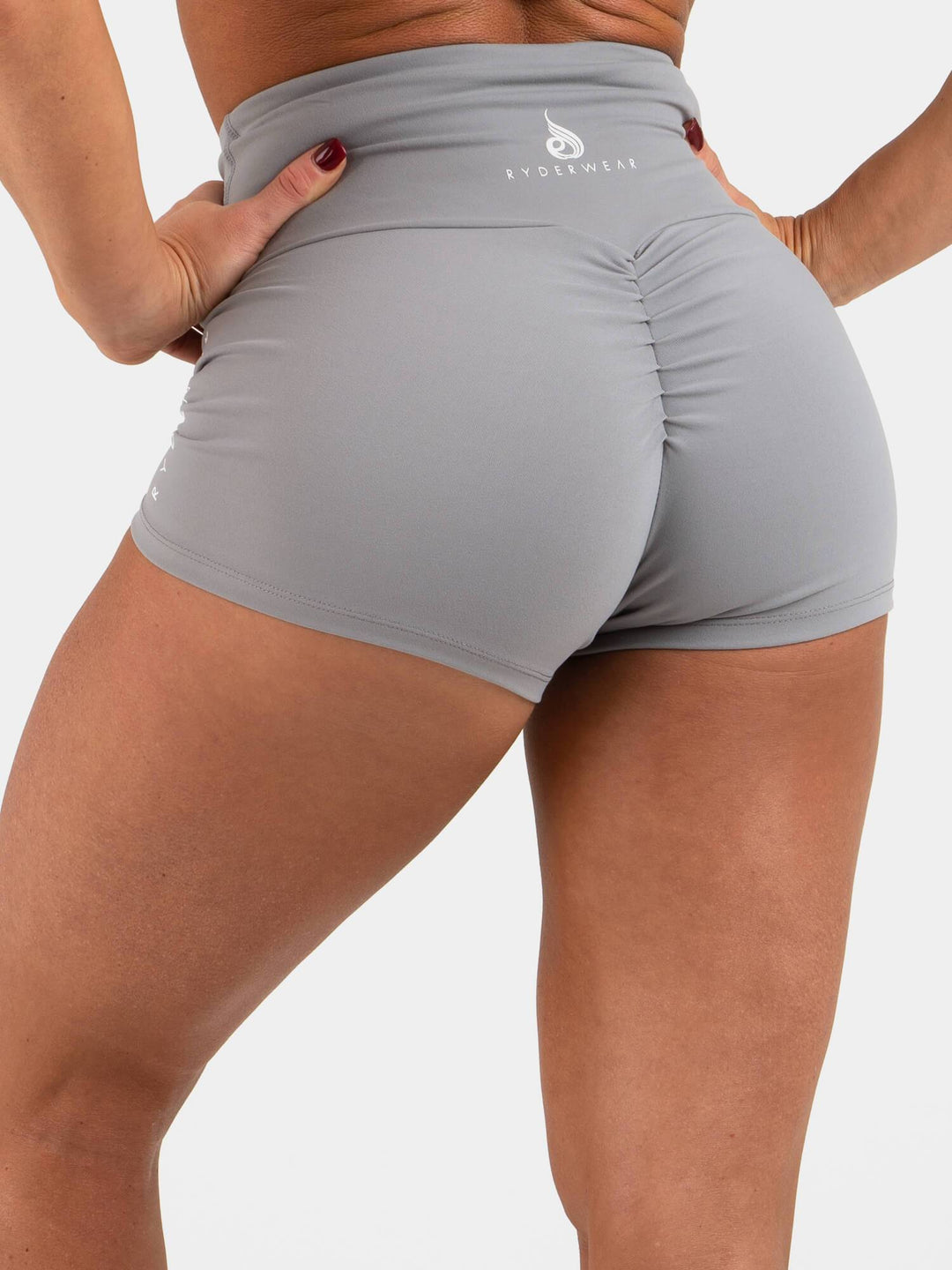 Animal Scrunch Bum Shorts - Grey Clothing Ryderwear 