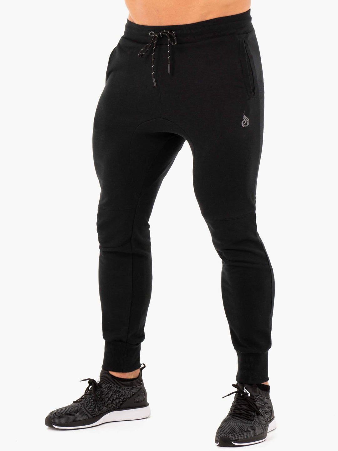 Athletic Fleece Track Pants - Black Clothing Ryderwear 