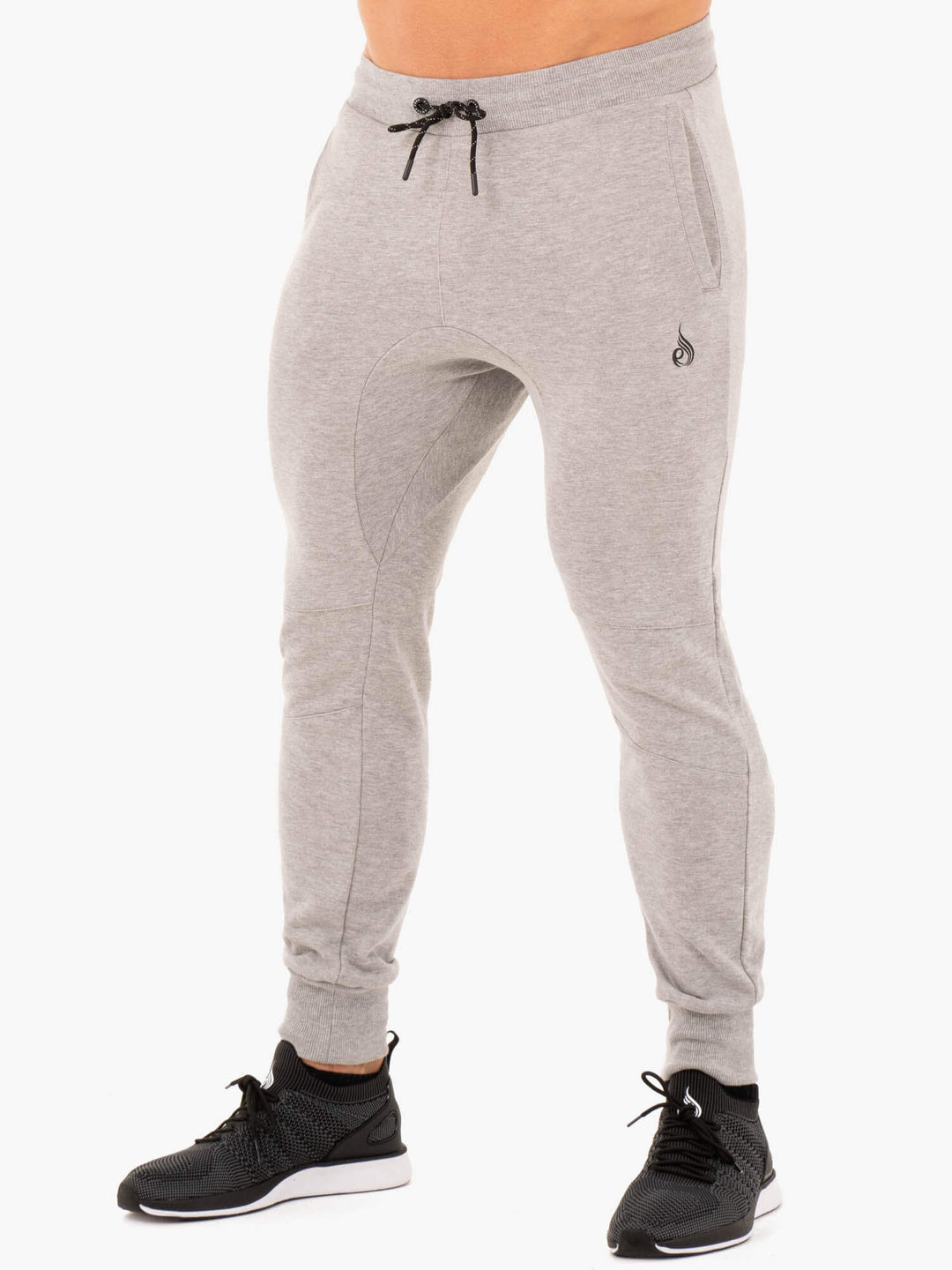 Athletic Fleece Track Pants - Grey Marl Clothing Ryderwear 