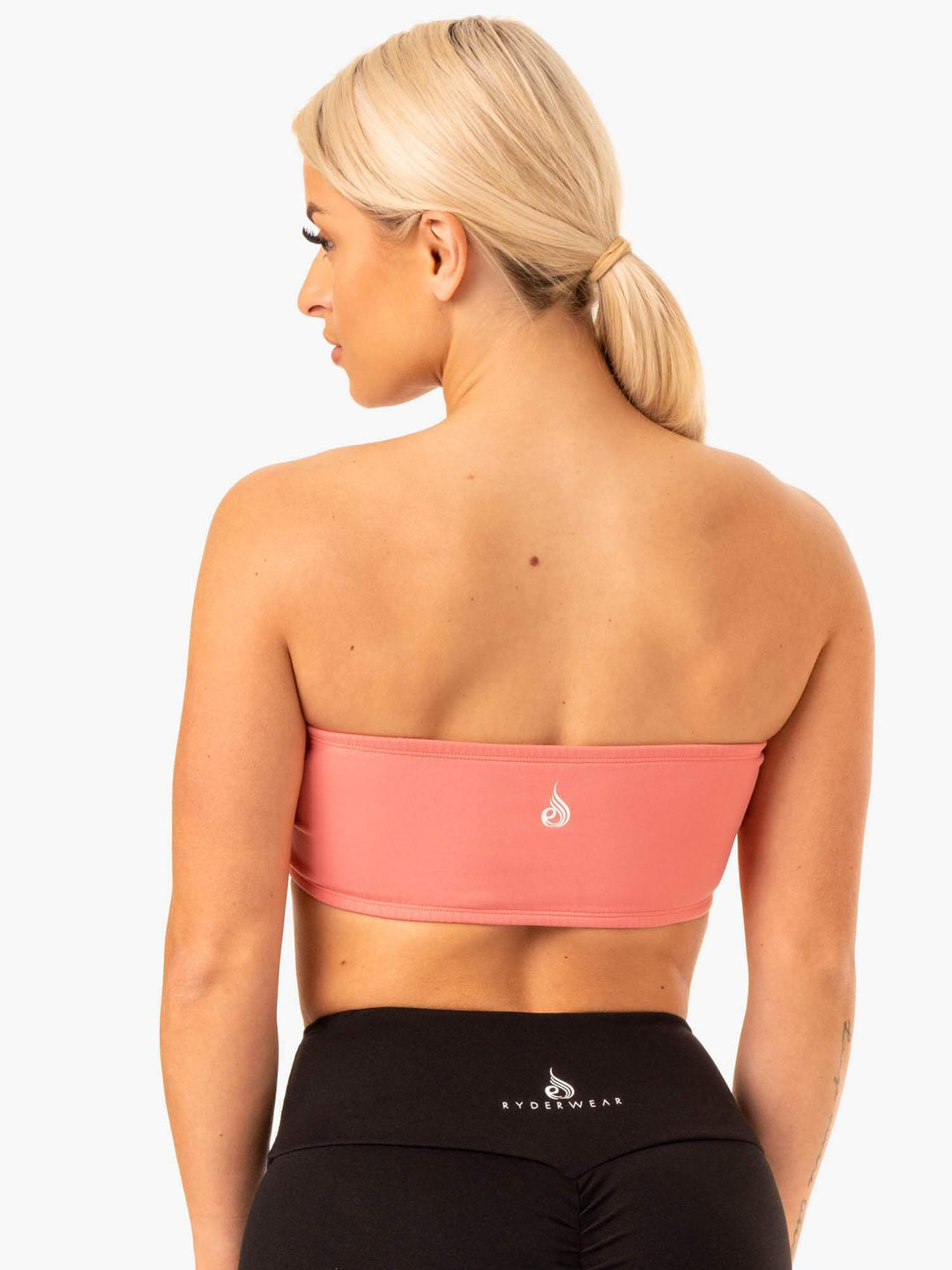 Bandeau Sports Bra - Pink Clothing Ryderwear 