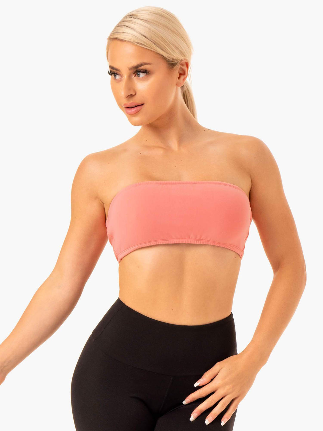 Bandeau Sports Bra - Pink Clothing Ryderwear 