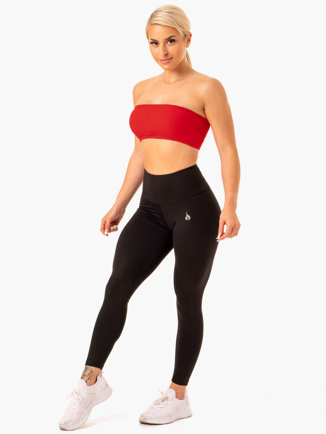 Bandeau Sports Bra - Red Clothing Ryderwear 