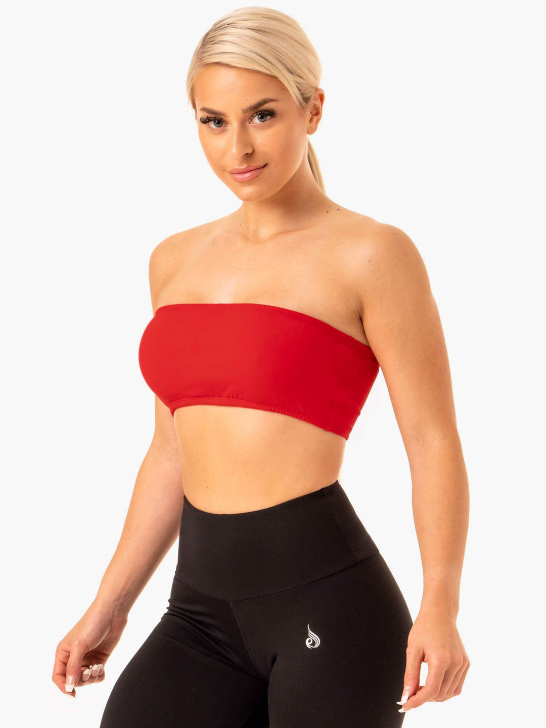 Bandeau Sports Bra - Red Clothing Ryderwear 