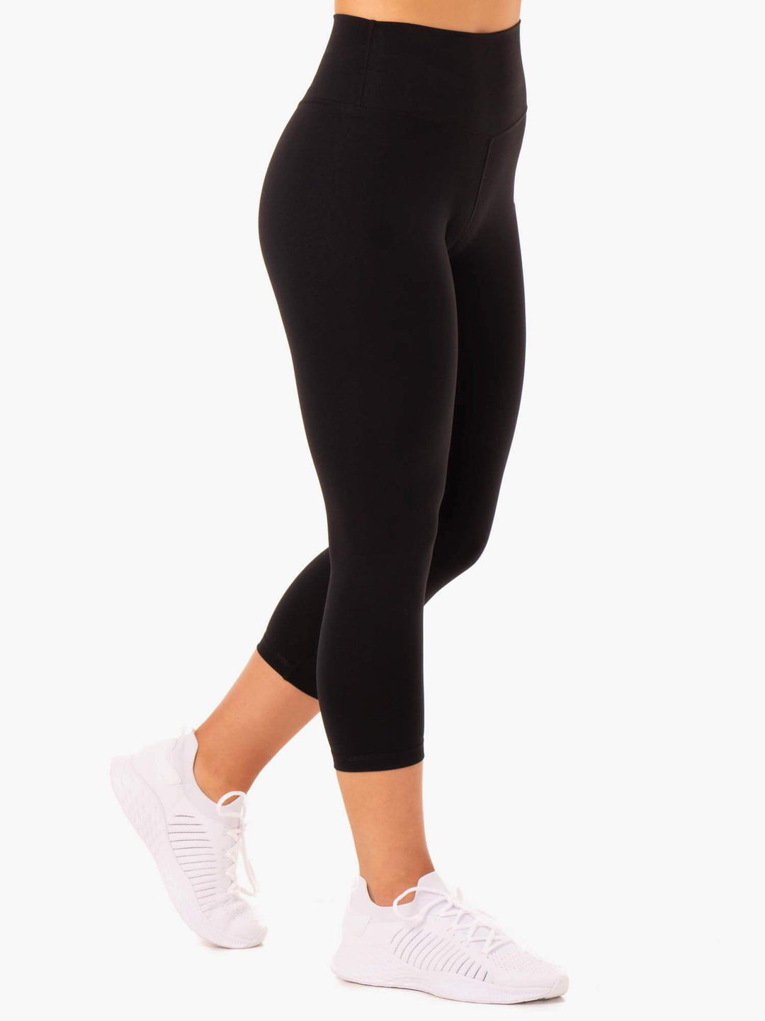 Base 7/8 High Waisted Leggings - Black Clothing Ryderwear 