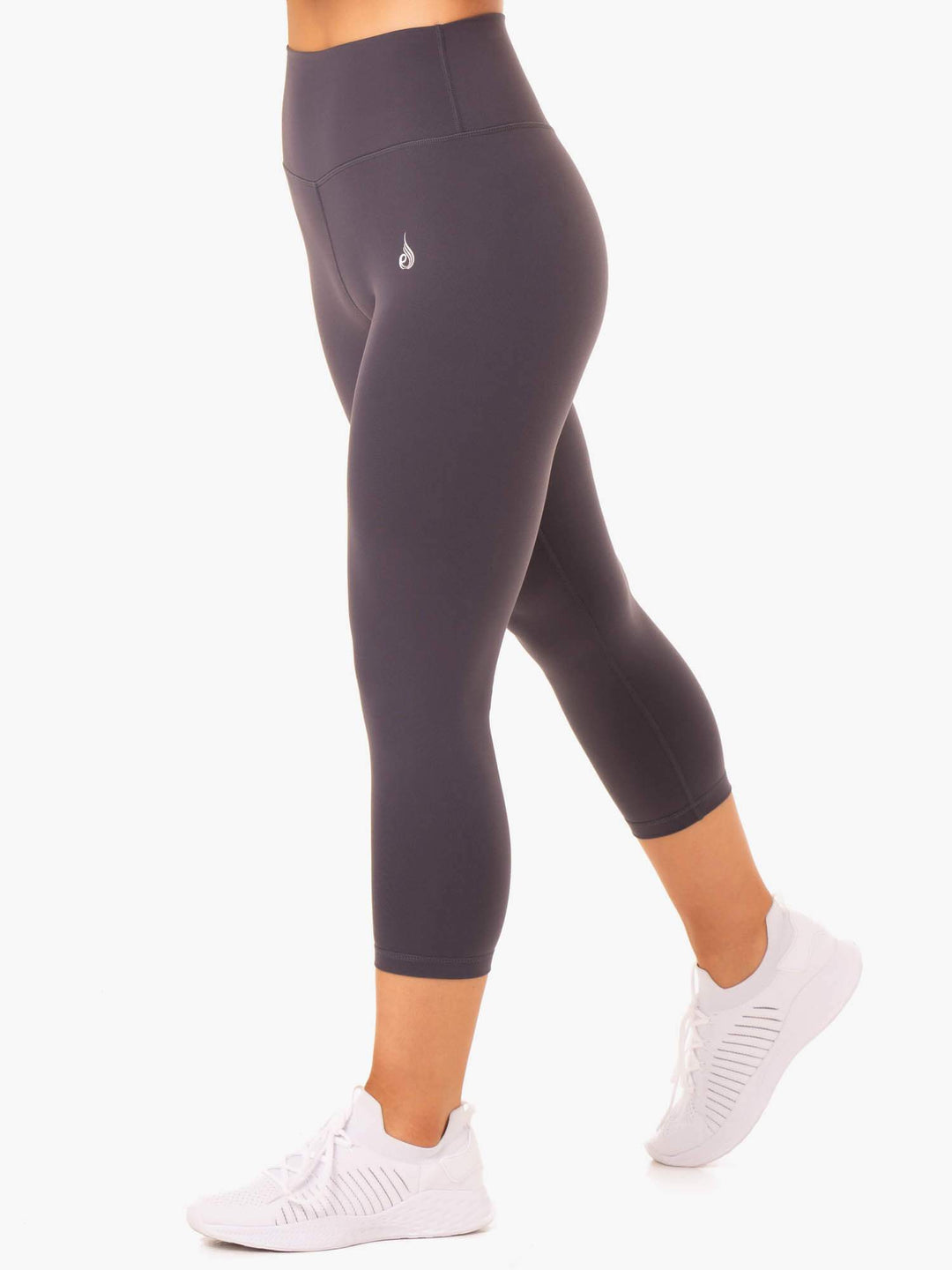 Base 7/8 High Waisted Leggings - Charcoal Clothing Ryderwear 