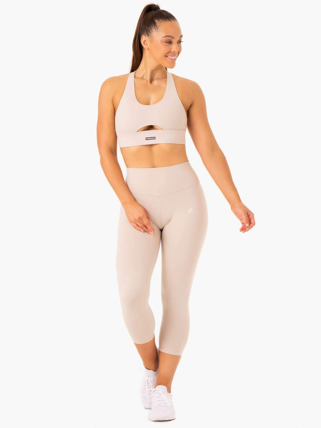 Base 7/8 High Waisted Leggings - Mushroom Clothing Ryderwear 