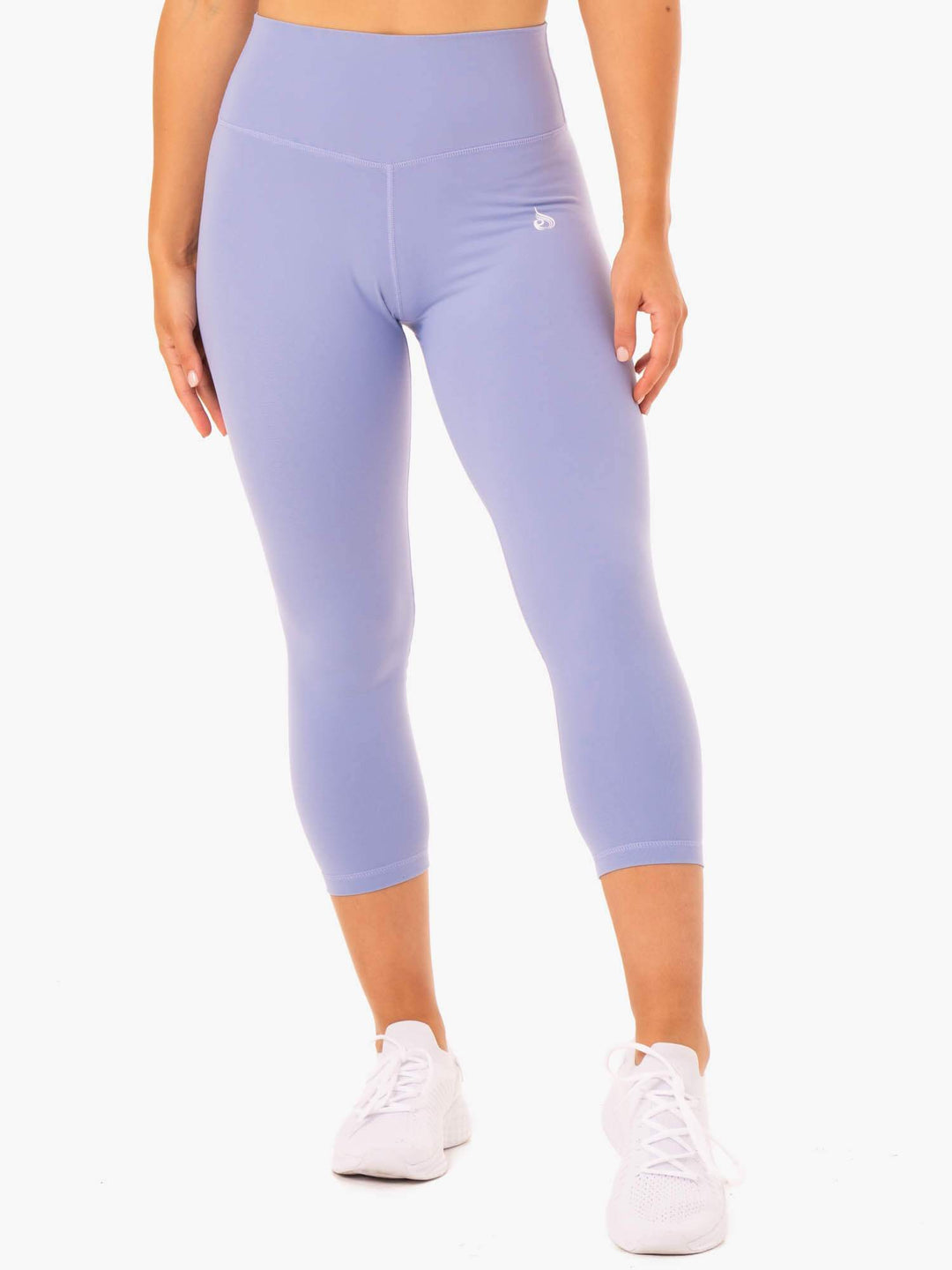 Base 7/8 High Waisted Leggings - Purple Clothing Ryderwear 