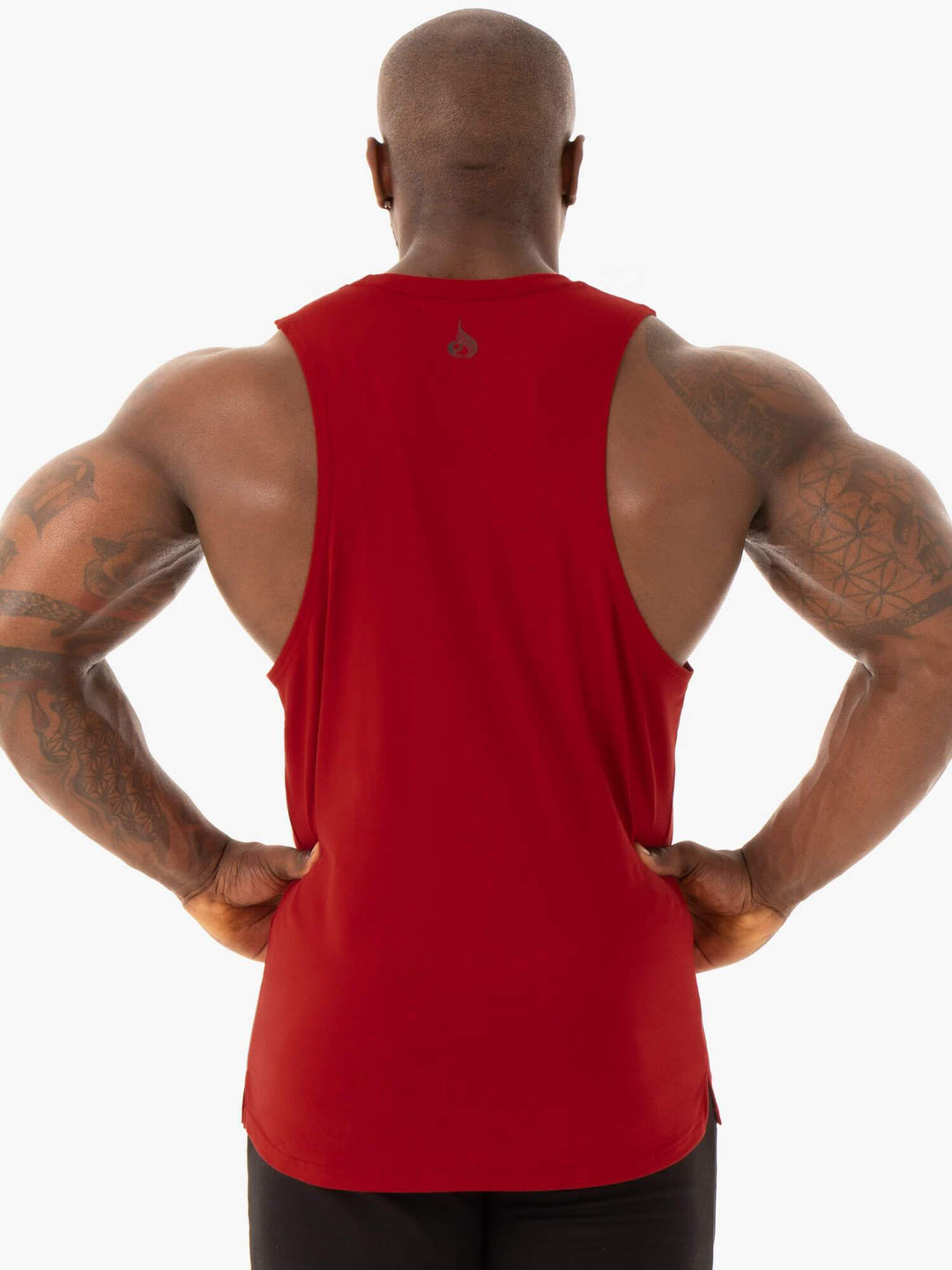 Base Baller Tank - Red Clothing Ryderwear 