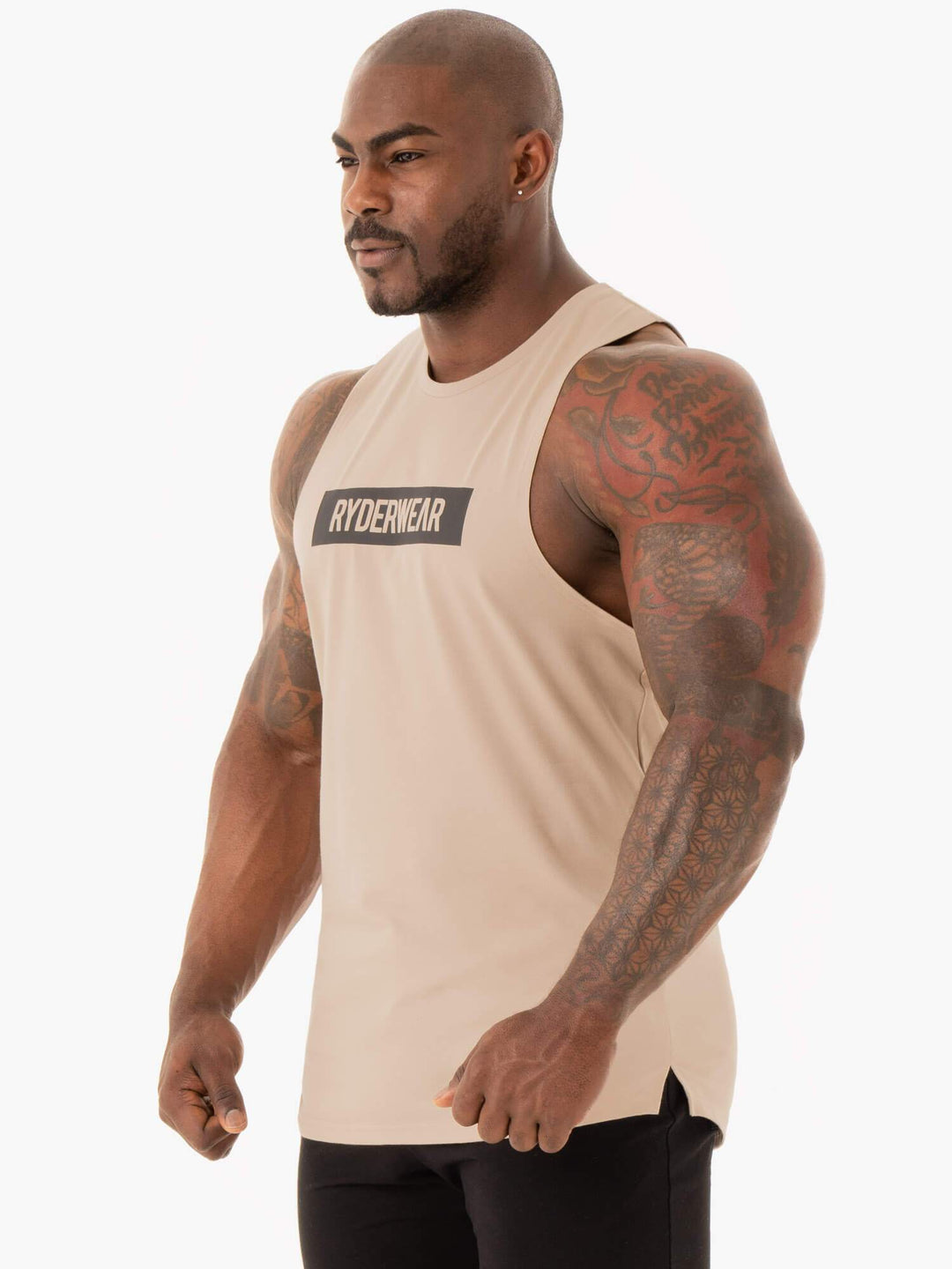 Base Baller Tank - Sand Clothing Ryderwear 