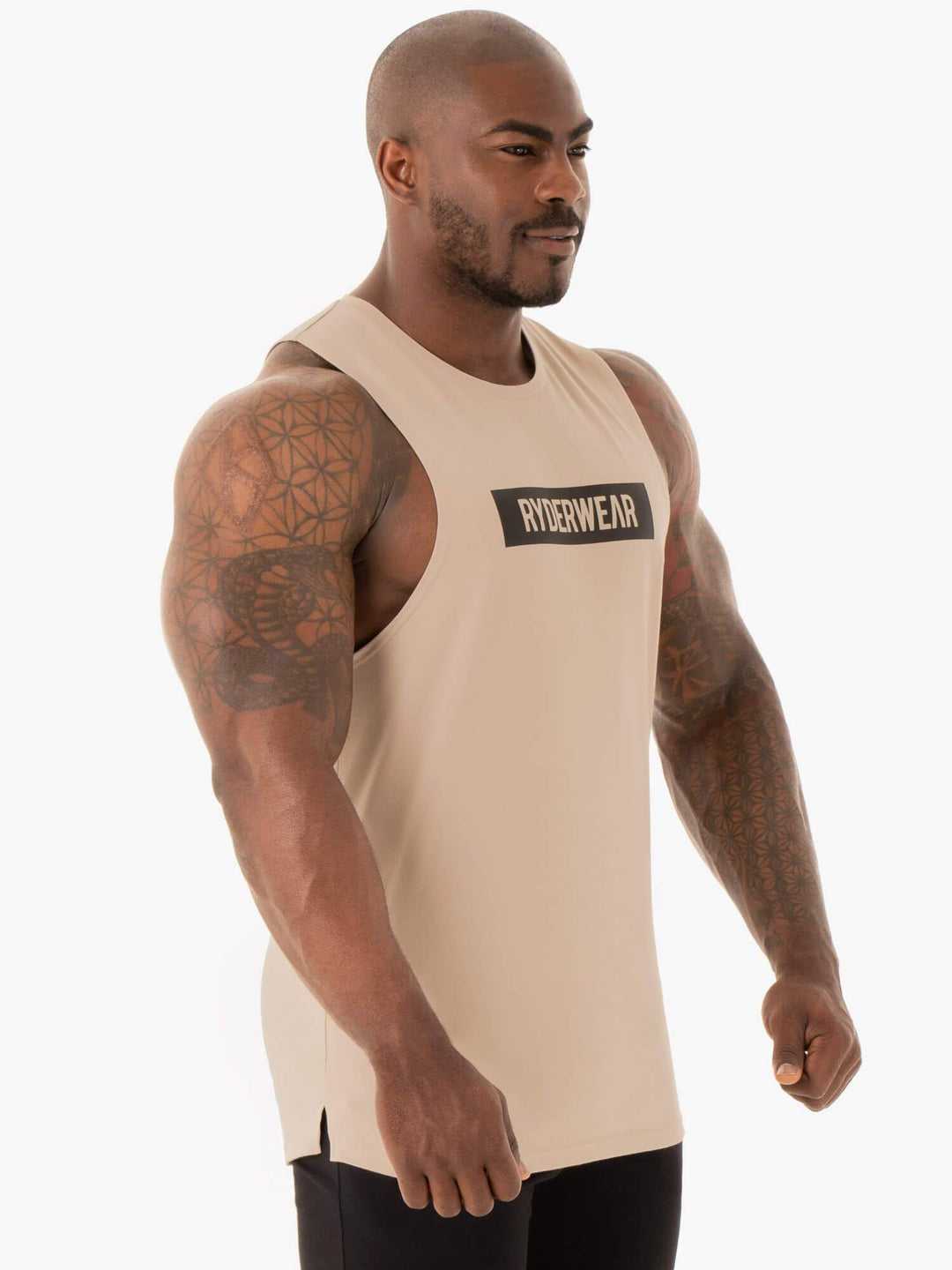 Base Baller Tank - Sand Clothing Ryderwear 