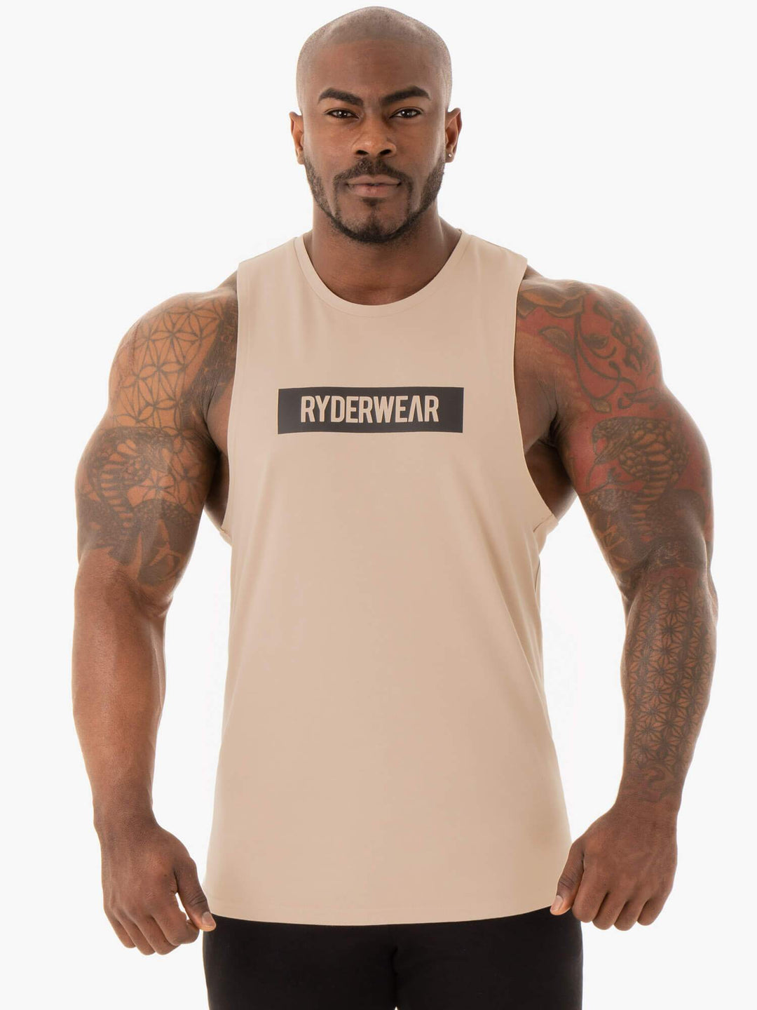 Base Baller Tank - Sand Clothing Ryderwear 