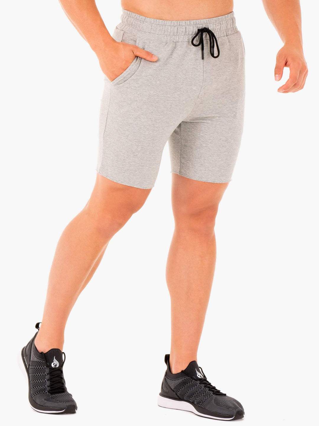 Base Gym Shorts - Grey Marl Clothing Ryderwear 