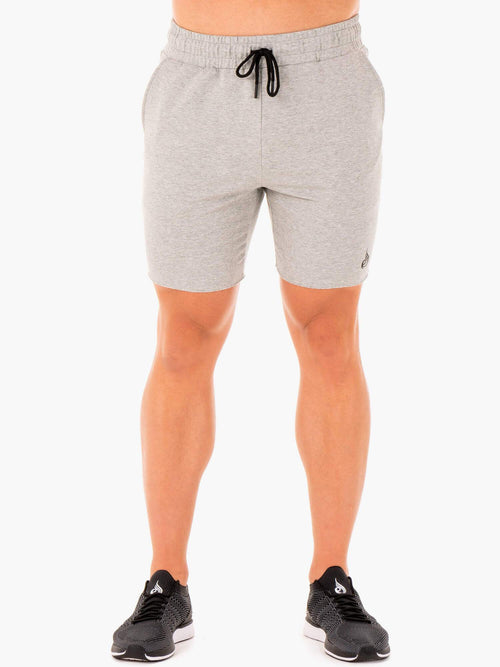 Base Gym Shorts Grey Marl