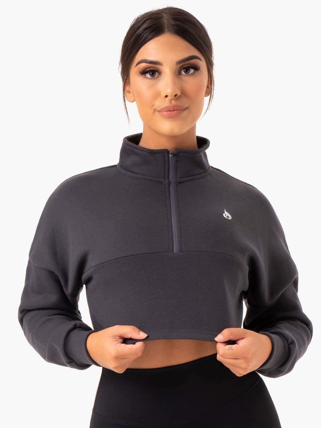 Base Half Zip Jumper - Charcoal Clothing Ryderwear 