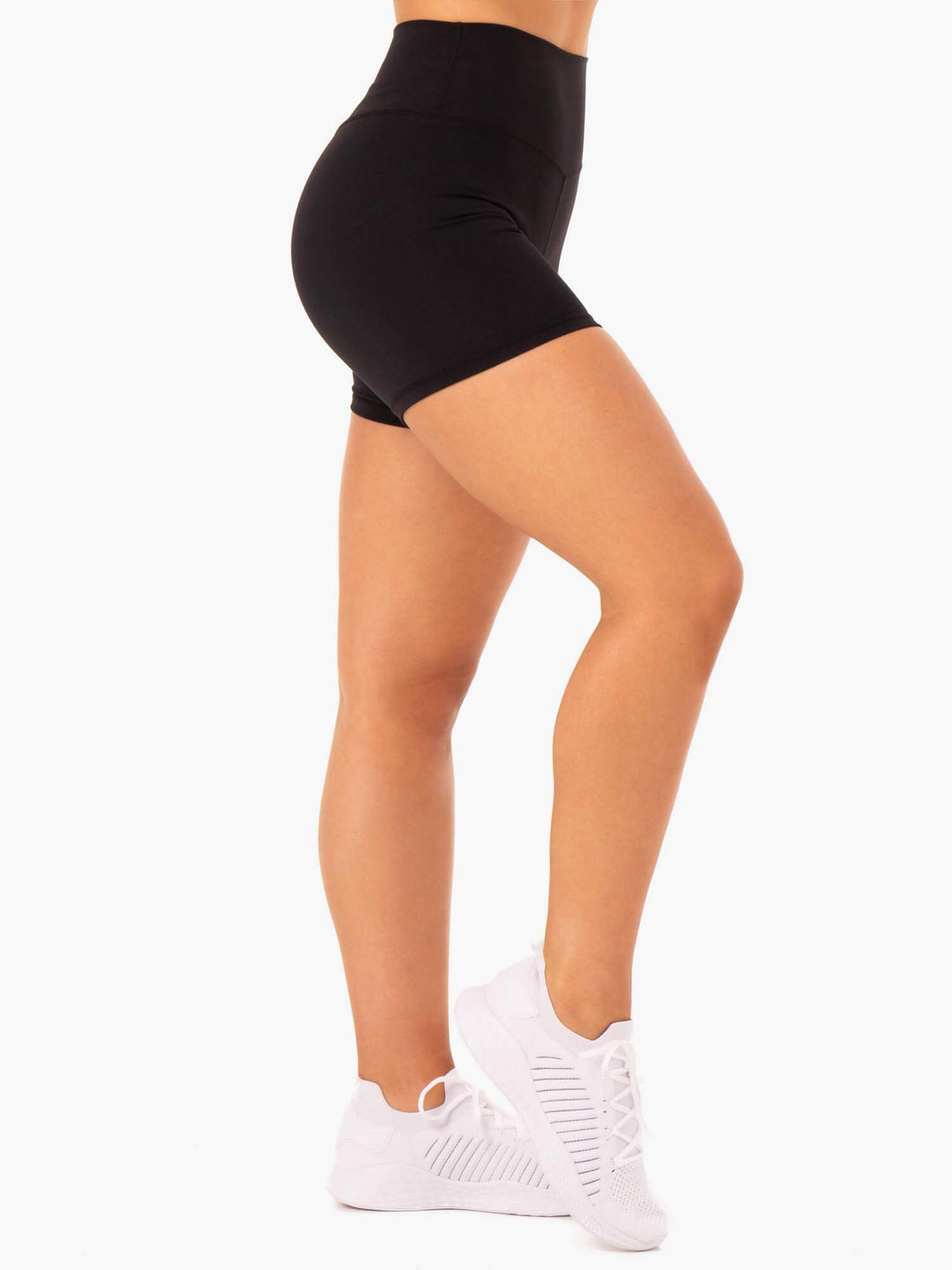 Base High Waisted Shorts - Black Clothing Ryderwear 