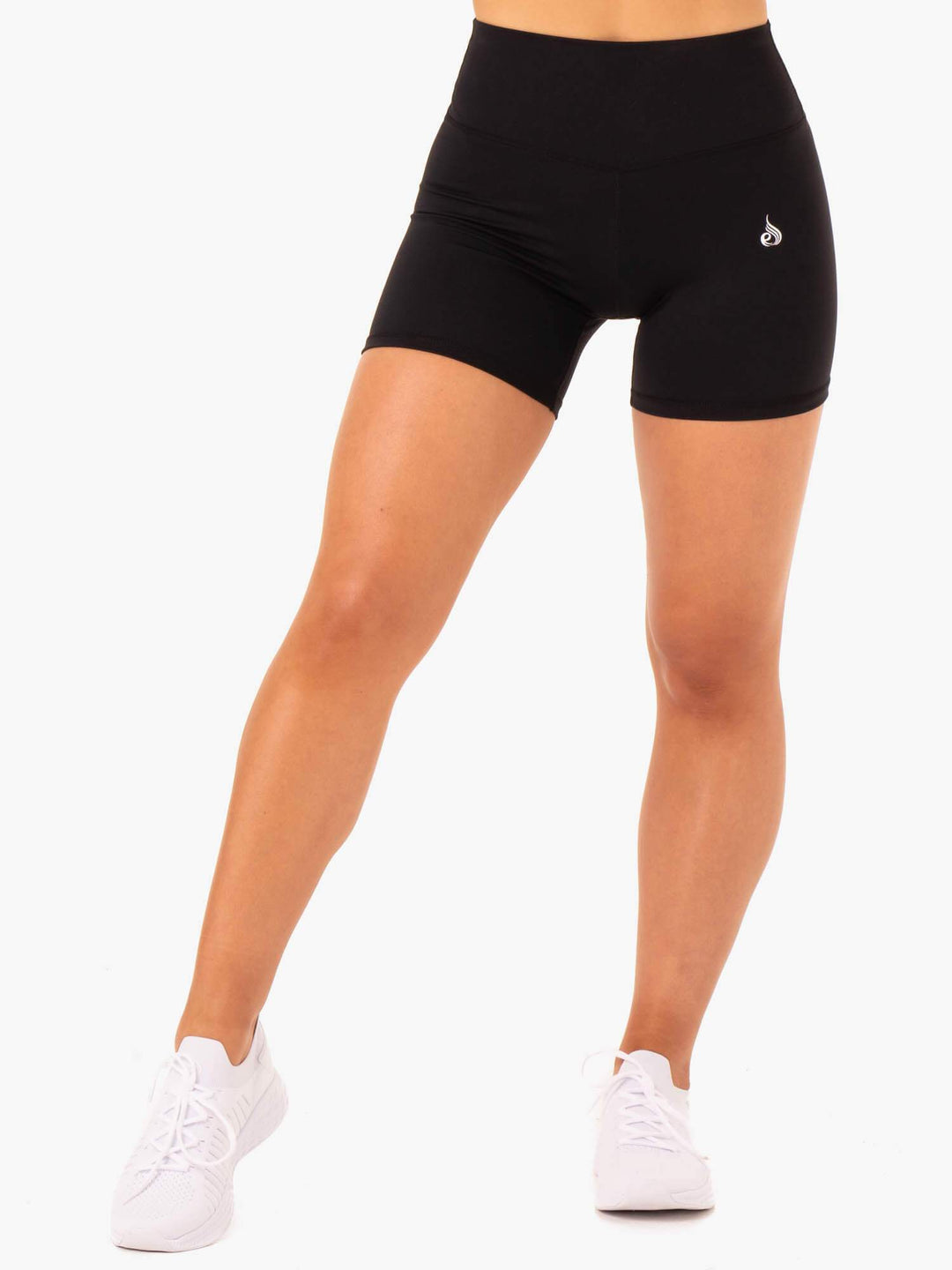 Base High Waisted Shorts - Black Clothing Ryderwear 