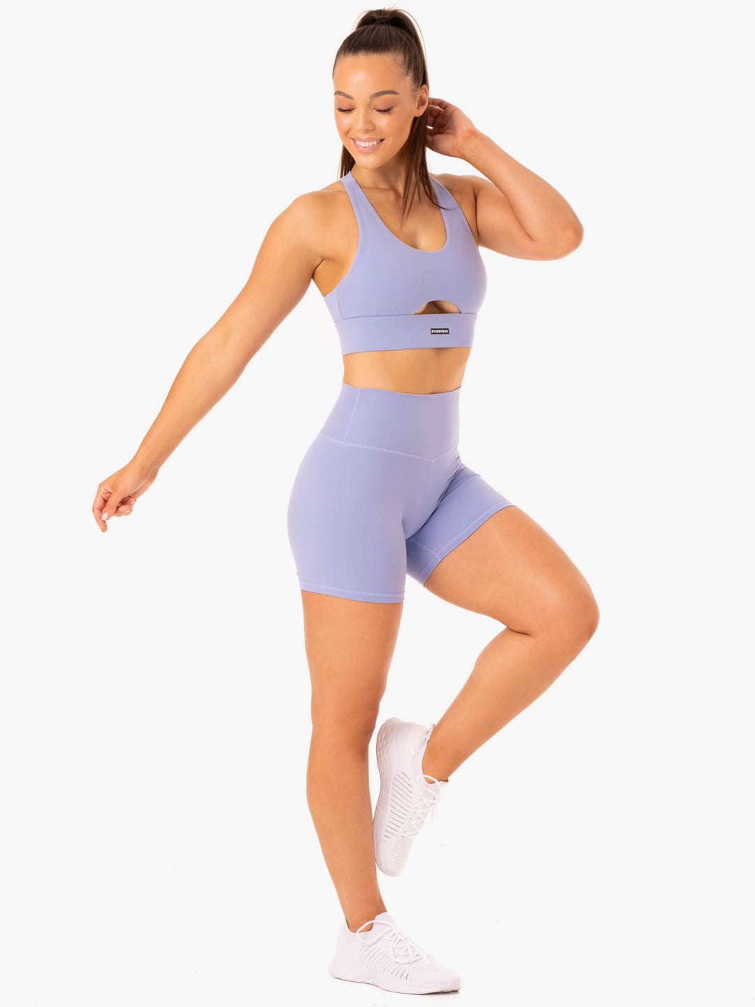 Base High Waisted Shorts - Purple Clothing Ryderwear 