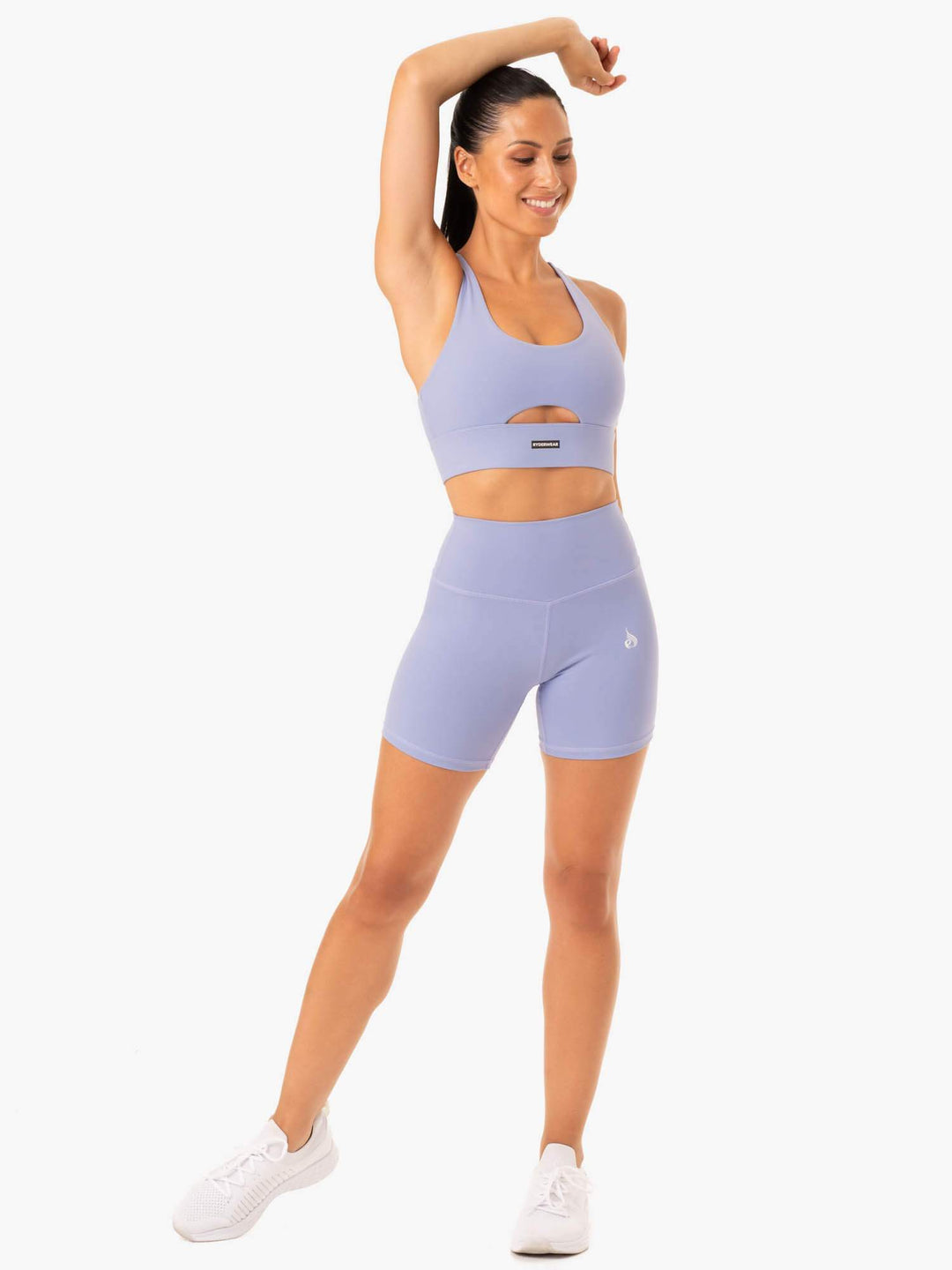 Base High Waisted Shorts - Purple Clothing Ryderwear 