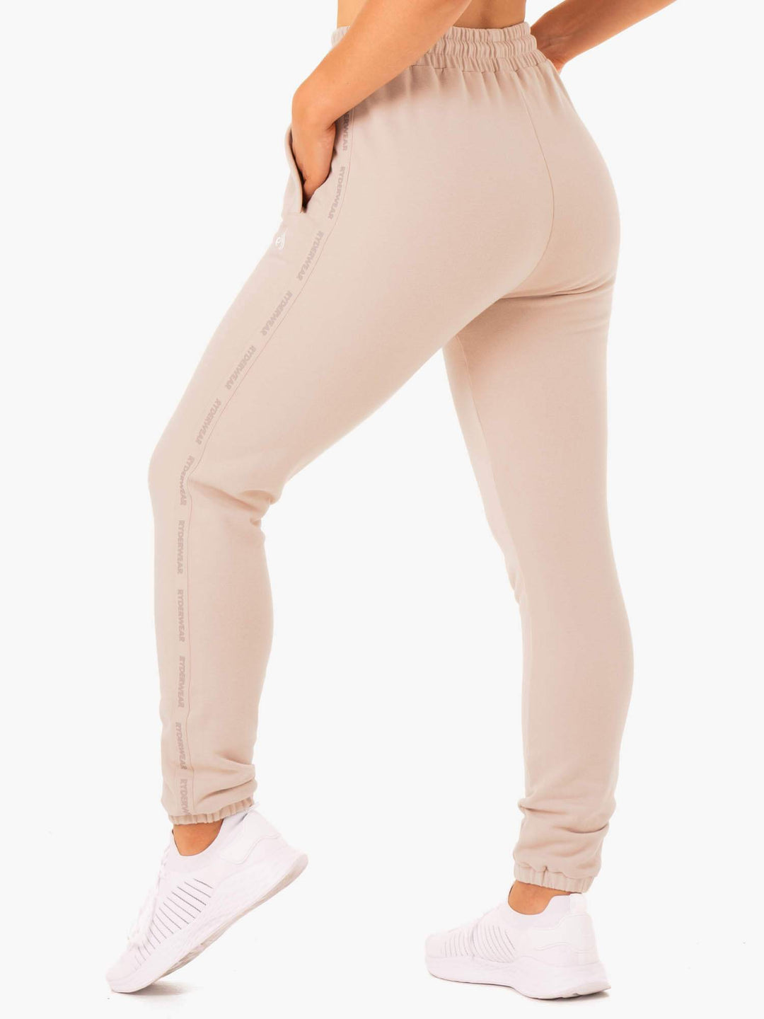 Base High Waisted Track Pants - Mushroom Clothing Ryderwear 